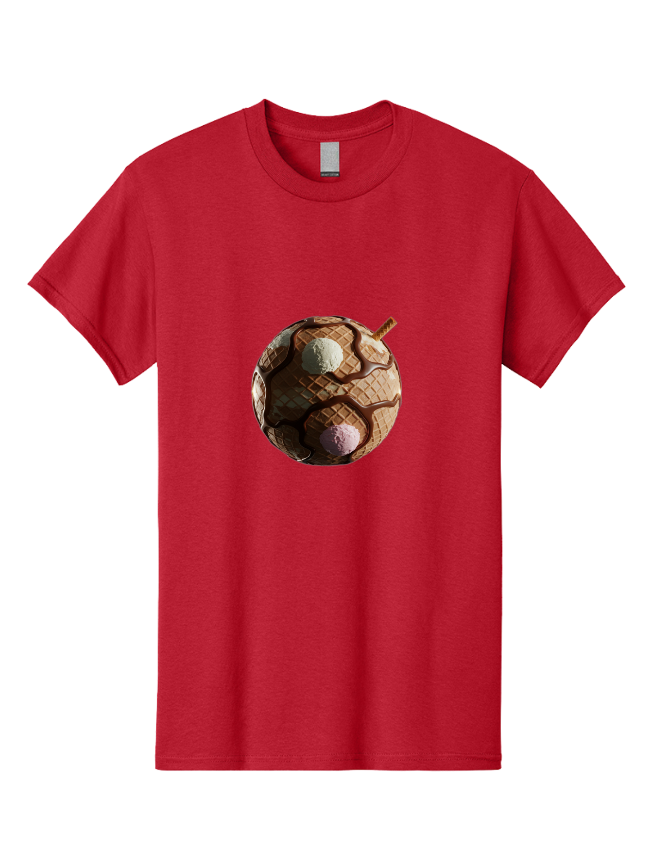 Waffle-Ice-Cream Men'S Graphic Tee, 100% Cotton, Comfortable Casual Summer Wear, Machine Washable, Vintage Camera, Old Camera, Antique Camera, Black Camera, Classic Photography, Photography Equipment, Nostalgic Device, Film Camera, Camera Art Bal583 8
