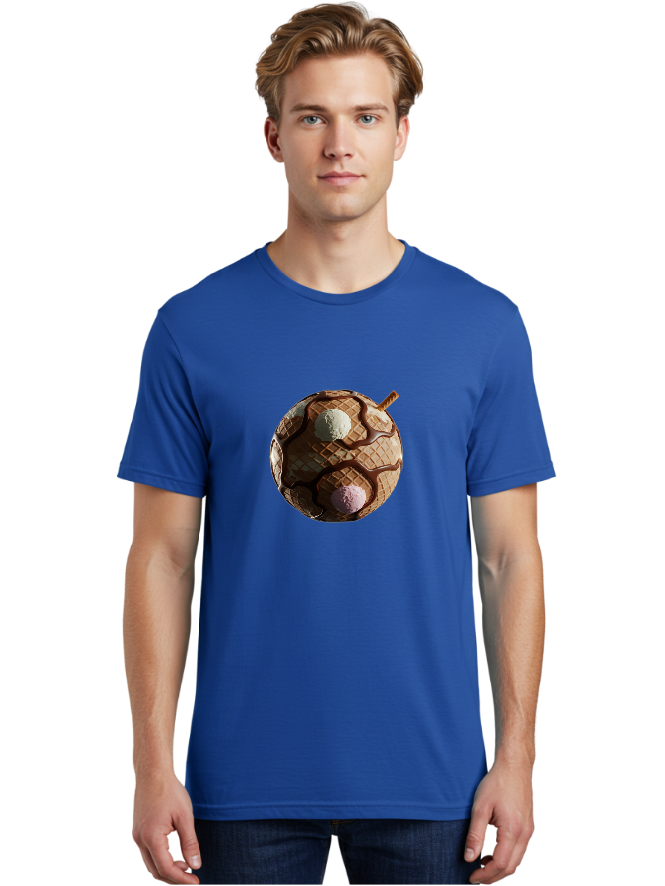 Waffle-Ice-Cream Men'S Graphic Tee, 100% Cotton, Comfortable Casual Summer Wear, Machine Washable, Vintage Camera, Old Camera, Antique Camera, Black Camera, Classic Photography, Photography Equipment, Nostalgic Device, Film Camera, Camera Art Bal583 16