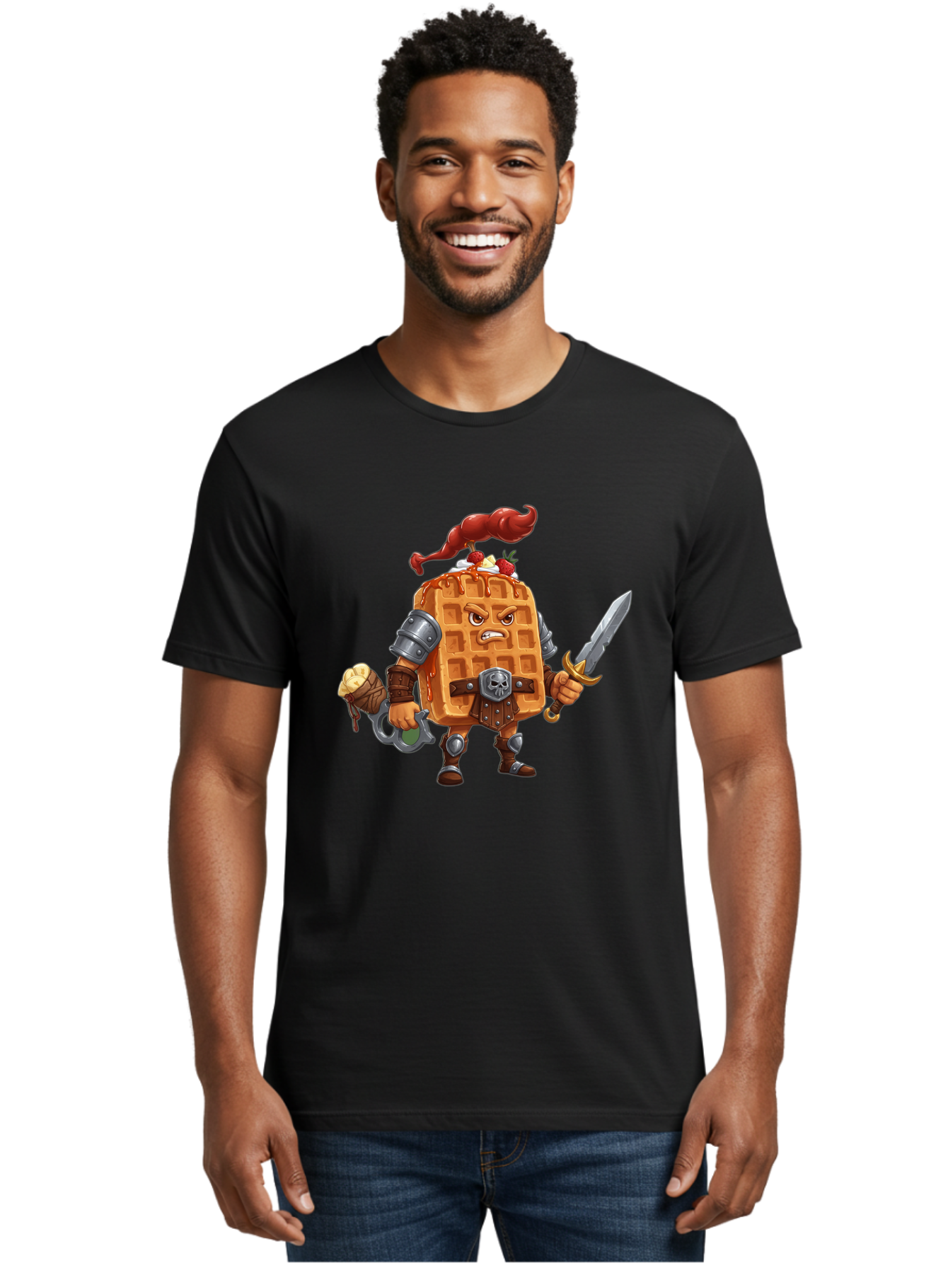 Waffle-Knight Men'S Graphic Tee, 100% Cotton, Comfortable Casual Summer Wear, Machine Washable, Vintage Camera, Old Camera, Antique Camera, Black Camera, Classic Photography, Photography Equipment, Nostalgic Device, Film Camera, Camera Art Bal584 17