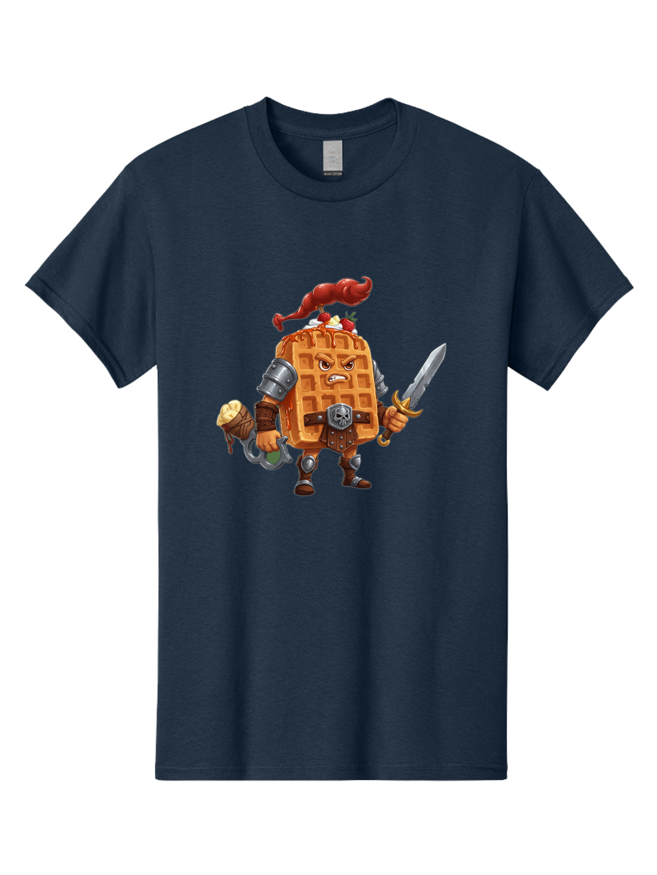Waffle-Knight Men'S Graphic Tee, 100% Cotton, Comfortable Casual Summer Wear, Machine Washable, Vintage Camera, Old Camera, Antique Camera, Black Camera, Classic Photography, Photography Equipment, Nostalgic Device, Film Camera, Camera Art Bal584 7