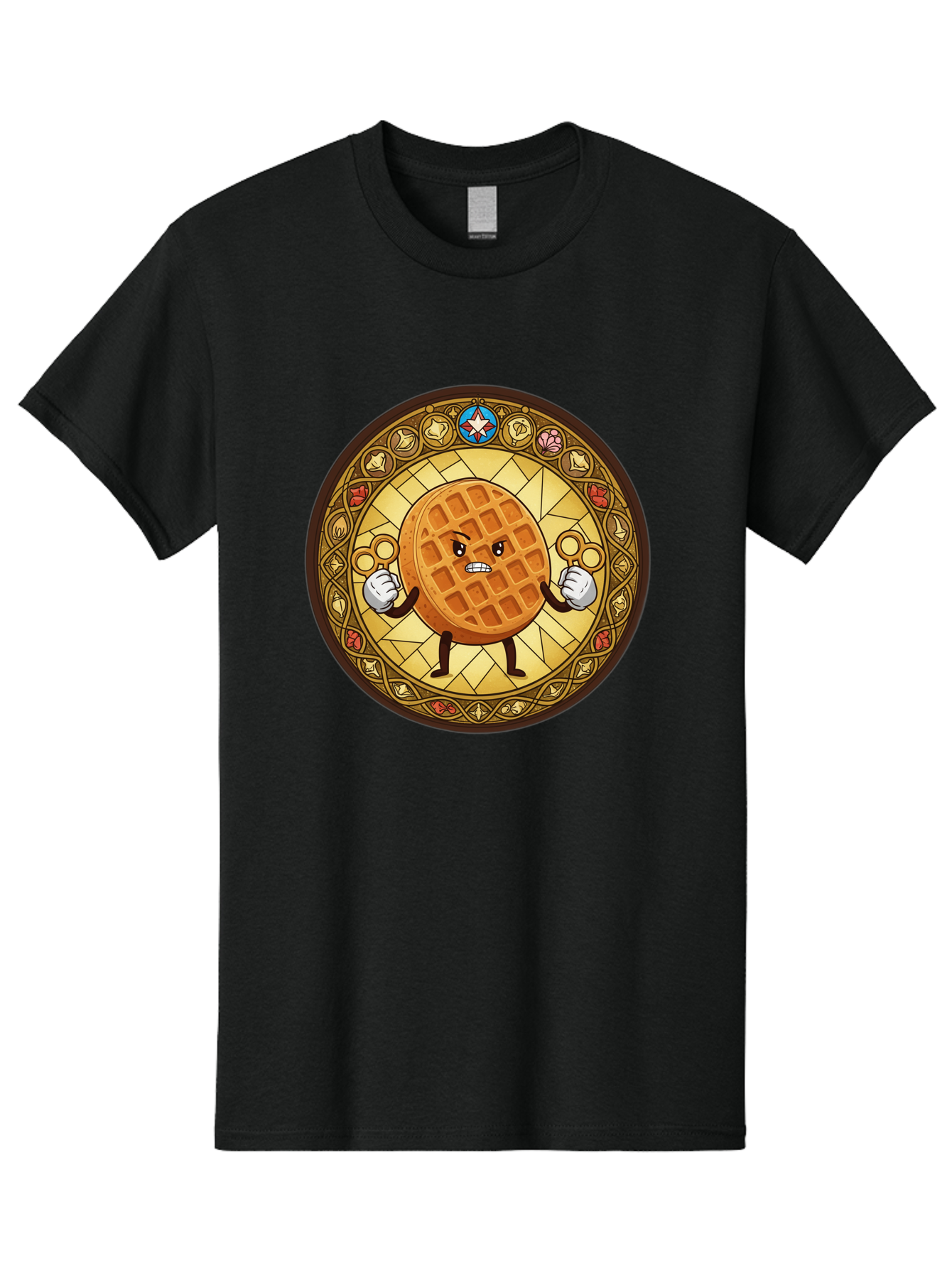 Waffle Men'S Graphic Tee, 100% Cotton, Comfortable Casual Summer Wear, Machine Washable, Vintage Camera, Old Camera, Antique Camera, Black Camera, Classic Photography, Photography Equipment, Nostalgic Device, Film Camera, Camera Art Bal585 9