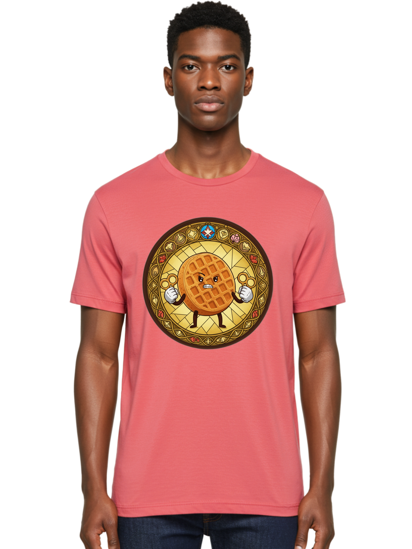 Waffle Men'S Graphic Tee, 100% Cotton, Comfortable Casual Summer Wear, Machine Washable, Vintage Camera, Old Camera, Antique Camera, Black Camera, Classic Photography, Photography Equipment, Nostalgic Device, Film Camera, Camera Art Bal585 19