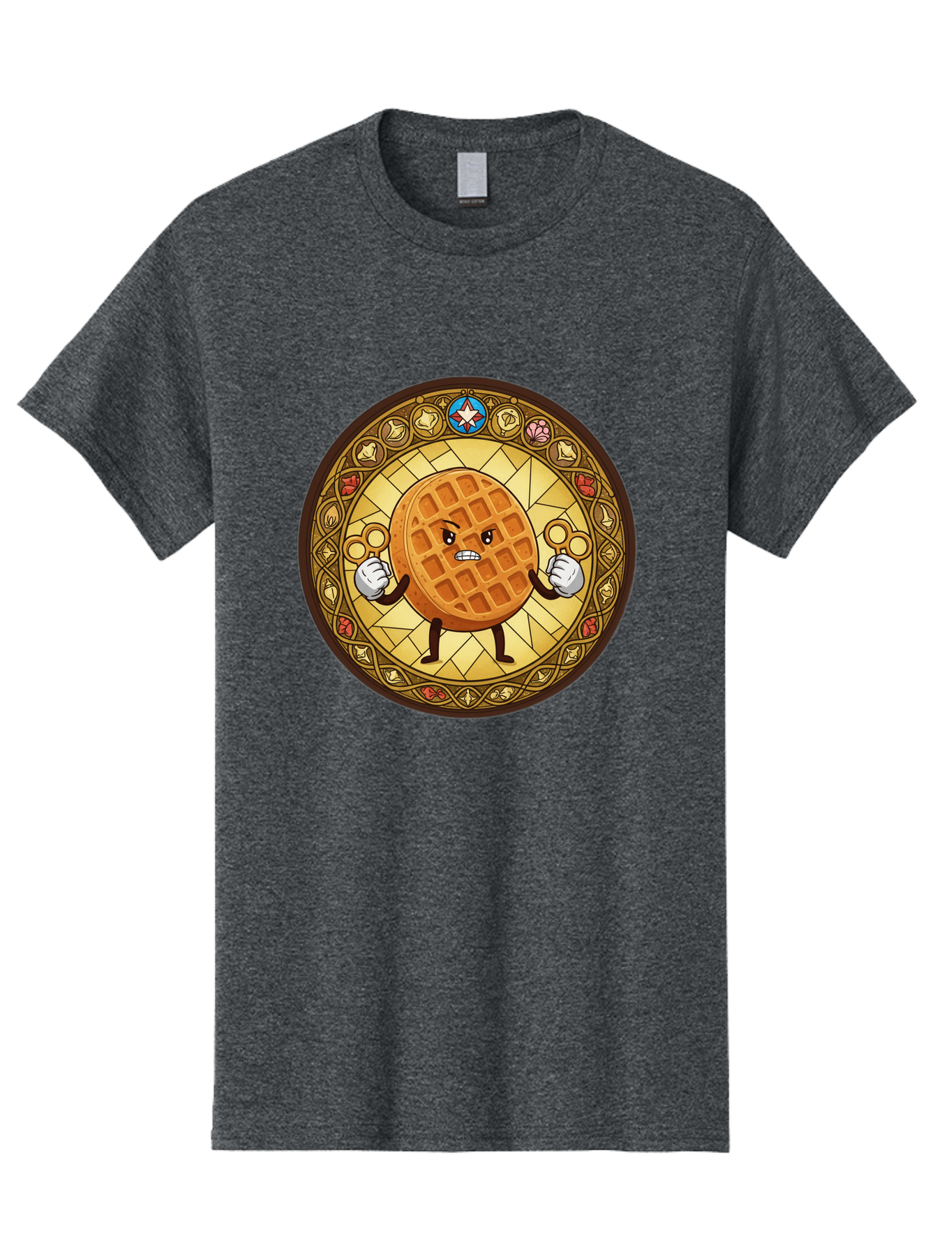 Waffle Men'S Graphic Tee, 100% Cotton, Comfortable Casual Summer Wear, Machine Washable, Vintage Camera, Old Camera, Antique Camera, Black Camera, Classic Photography, Photography Equipment, Nostalgic Device, Film Camera, Camera Art Bal585 12