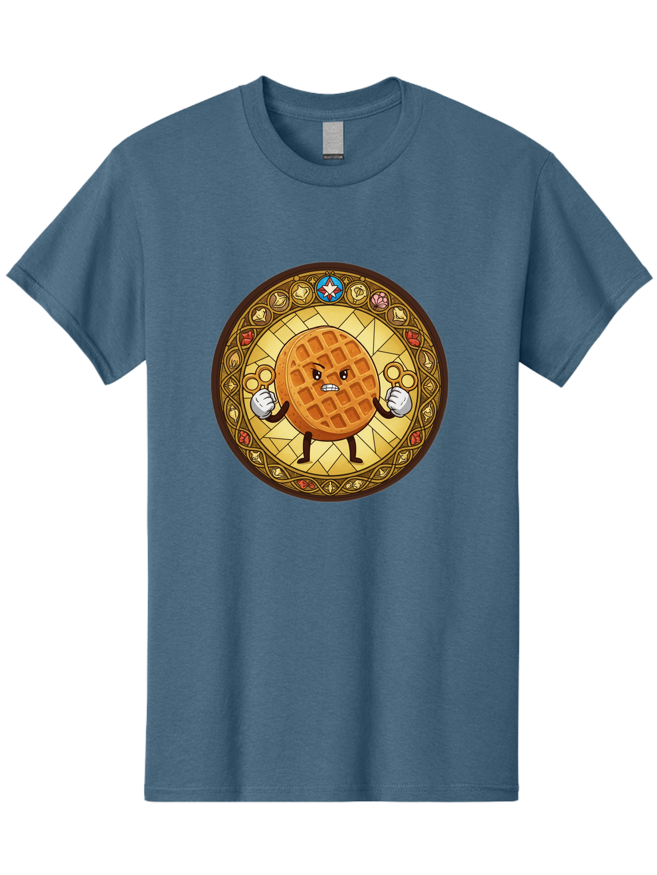 Waffle Men'S Graphic Tee, 100% Cotton, Comfortable Casual Summer Wear, Machine Washable, Vintage Camera, Old Camera, Antique Camera, Black Camera, Classic Photography, Photography Equipment, Nostalgic Device, Film Camera, Camera Art Bal585 6