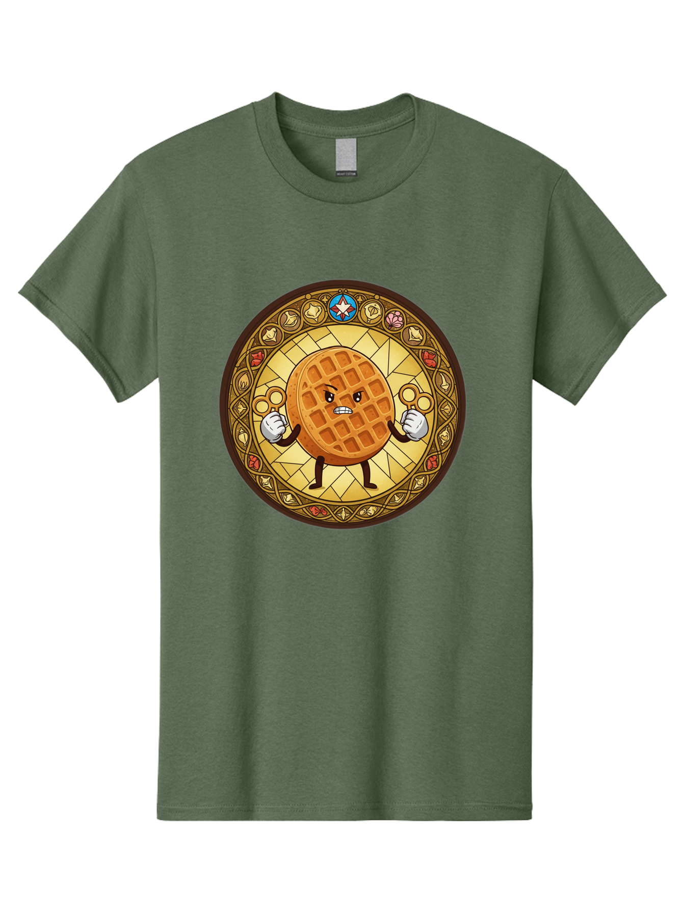 Waffle Men'S Graphic Tee, 100% Cotton, Comfortable Casual Summer Wear, Machine Washable, Vintage Camera, Old Camera, Antique Camera, Black Camera, Classic Photography, Photography Equipment, Nostalgic Device, Film Camera, Camera Art Bal585 5