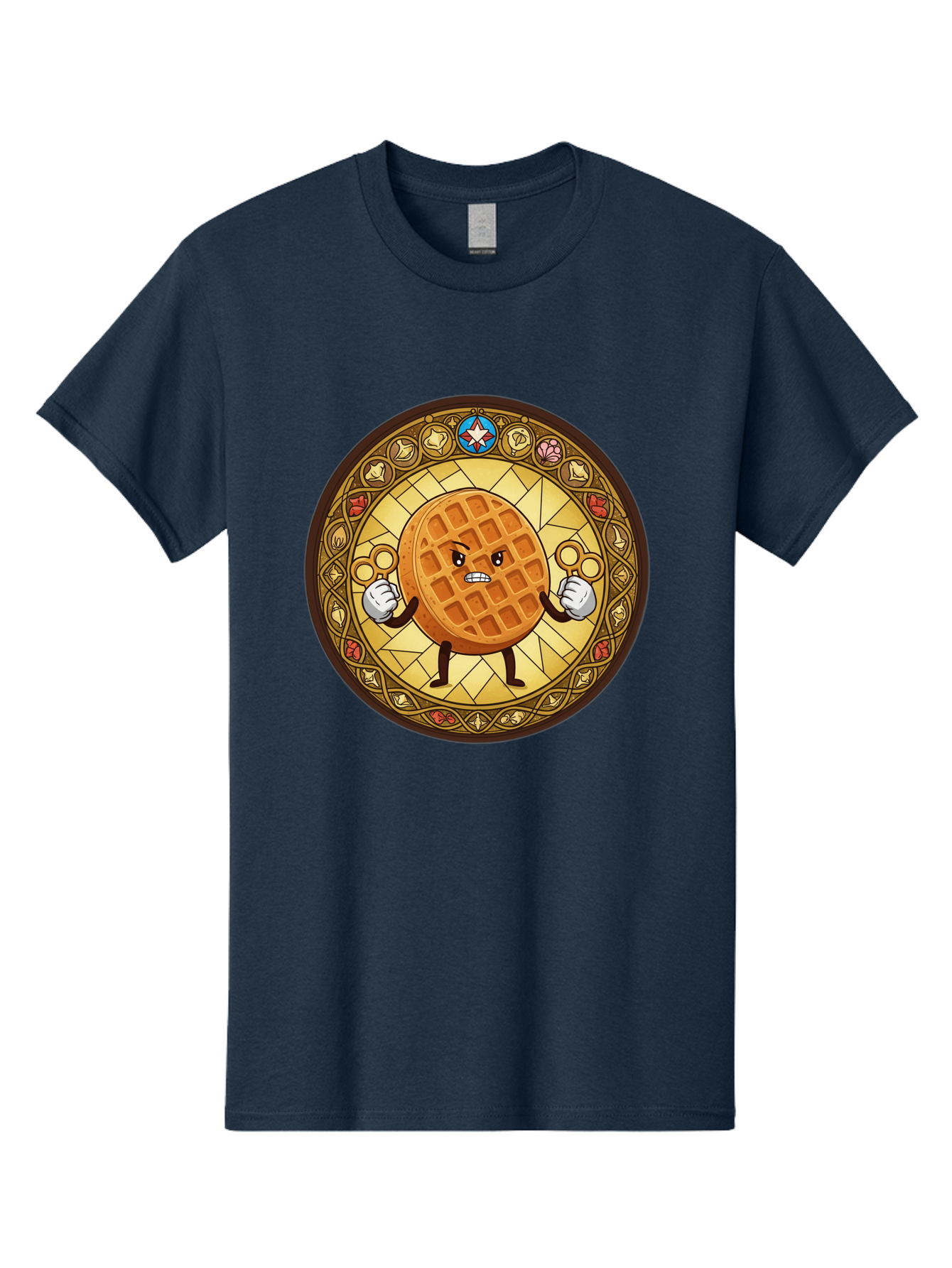 Waffle Men'S Graphic Tee, 100% Cotton, Comfortable Casual Summer Wear, Machine Washable, Vintage Camera, Old Camera, Antique Camera, Black Camera, Classic Photography, Photography Equipment, Nostalgic Device, Film Camera, Camera Art Bal585 15