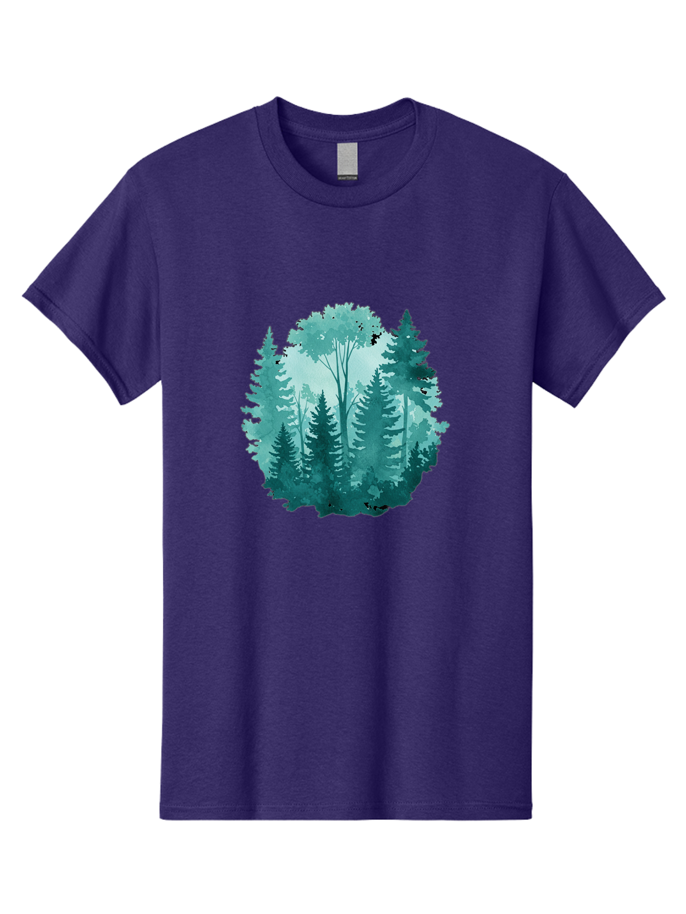 Watercolor-Forest Men'S Graphic Tee, 100% Cotton, Comfortable Casual Summer Wear, Machine Washable, Vintage Camera, Old Camera, Antique Camera, Black Camera, Classic Photography, Photography Equipment, Nostalgic Device, Film Camera, Camera Art Bal586 14
