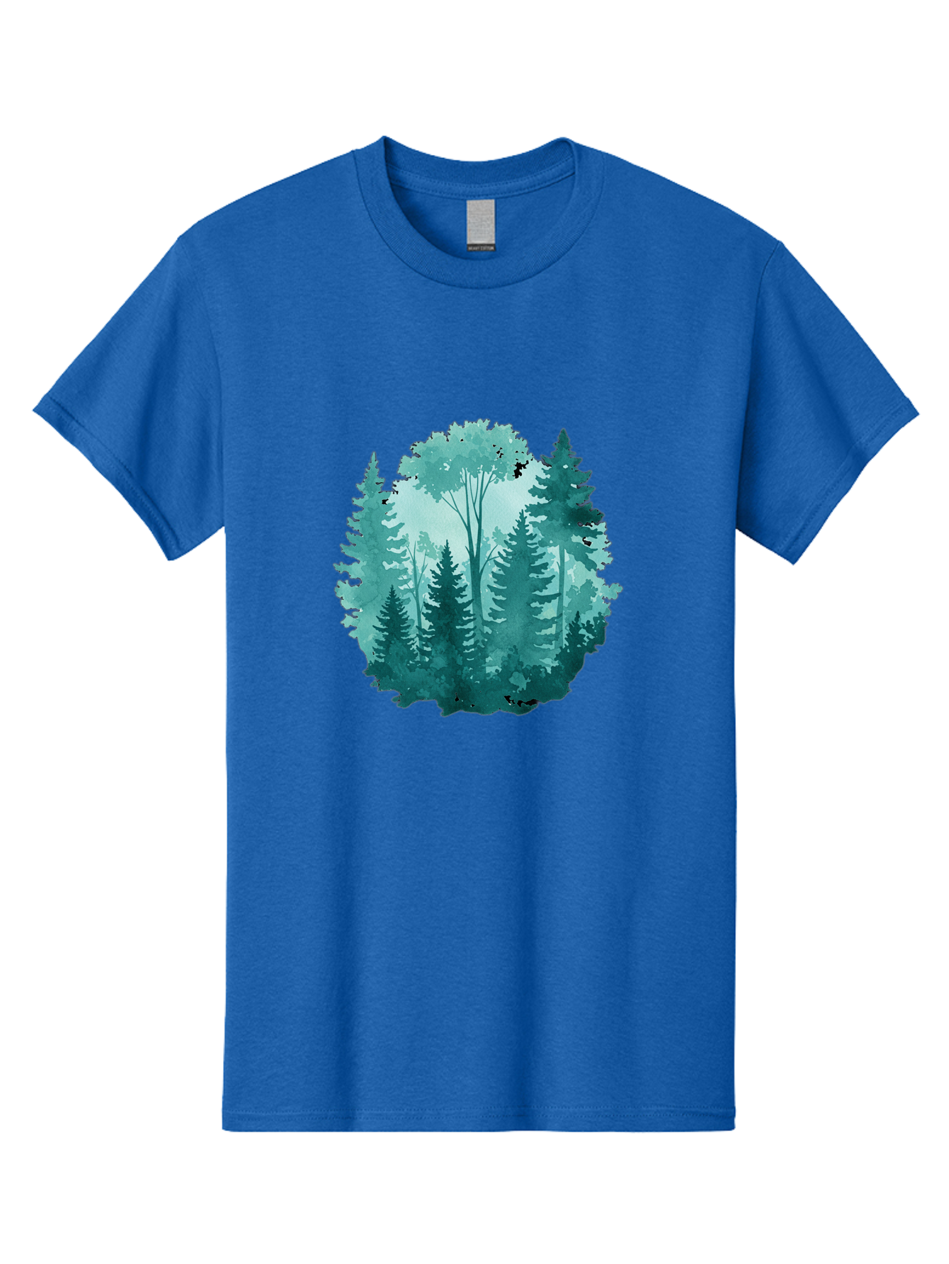 Watercolor-Forest Men'S Graphic Tee, 100% Cotton, Comfortable Casual Summer Wear, Machine Washable, Vintage Camera, Old Camera, Antique Camera, Black Camera, Classic Photography, Photography Equipment, Nostalgic Device, Film Camera, Camera Art Bal586 9