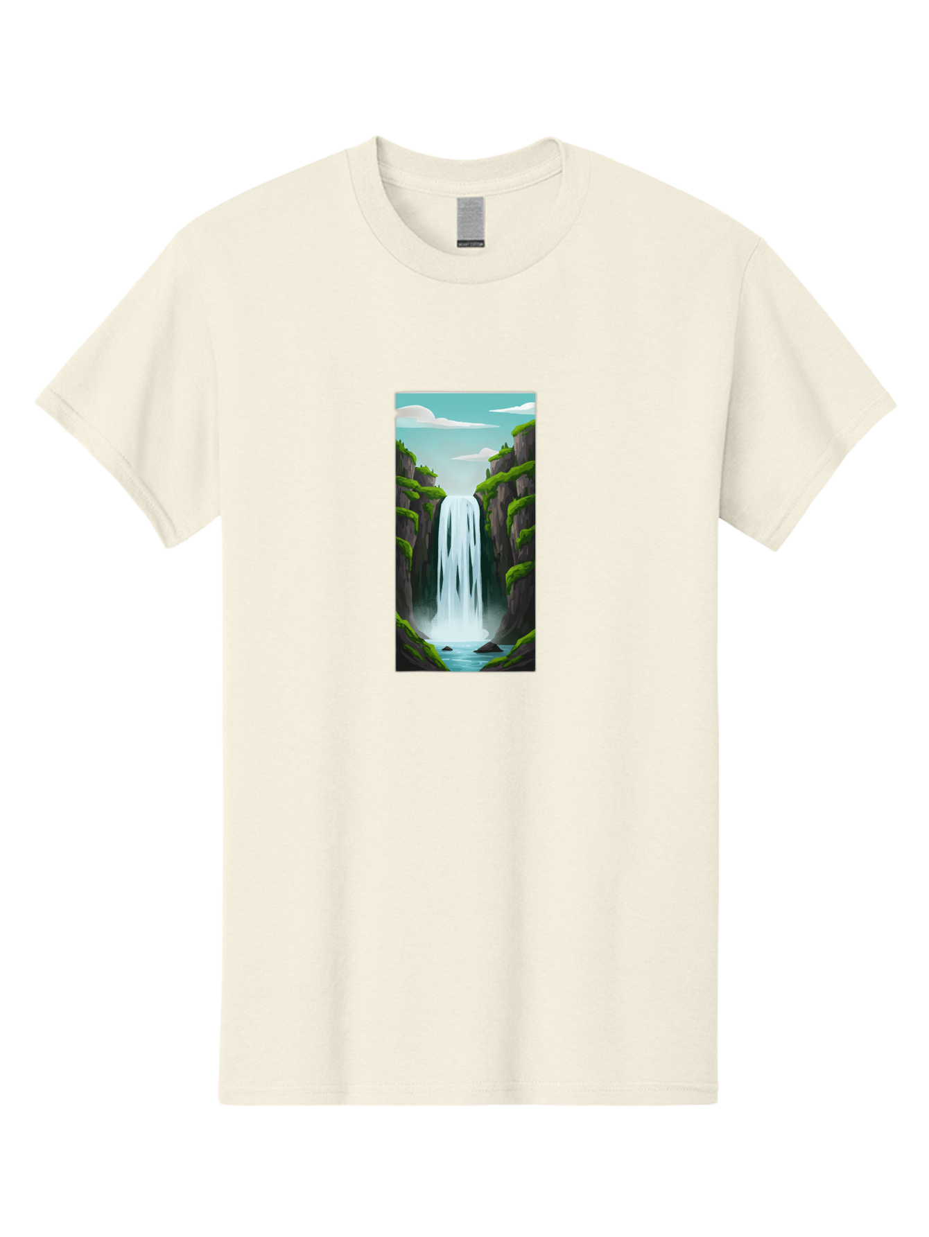 Waterfall Men'S Graphic Tee, 100% Cotton, Comfortable Casual Summer Wear, Machine Washable, Vintage Camera, Old Camera, Antique Camera, Black Camera, Classic Photography, Photography Equipment, Nostalgic Device, Film Camera, Camera Art Bal587 10