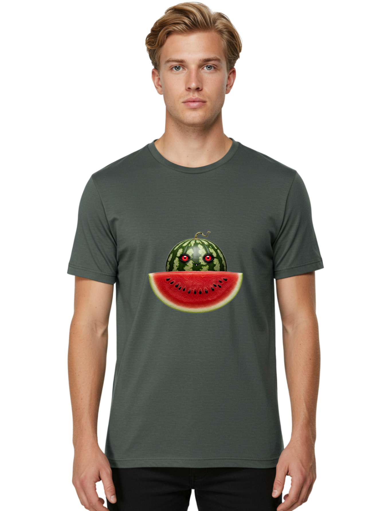 Watermelon-1 Men'S Graphic Tee, 100% Cotton, Comfortable Casual Summer Wear, Machine Washable, Vintage Camera, Old Camera, Antique Camera, Black Camera, Classic Photography, Photography Equipment, Nostalgic Device, Film Camera, Camera Art Bal588 23