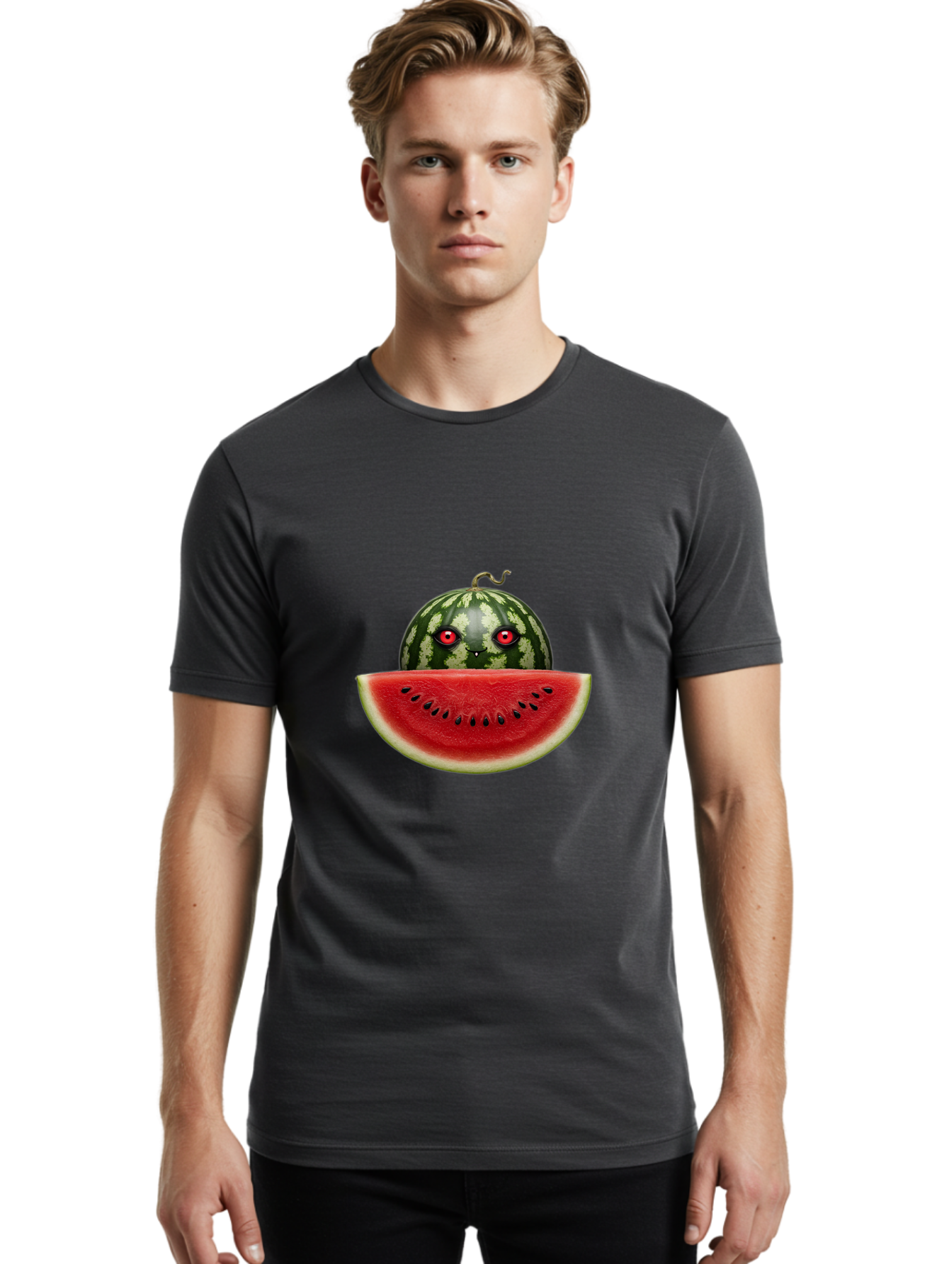 Watermelon-1 Men'S Graphic Tee, 100% Cotton, Comfortable Casual Summer Wear, Machine Washable, Vintage Camera, Old Camera, Antique Camera, Black Camera, Classic Photography, Photography Equipment, Nostalgic Device, Film Camera, Camera Art Bal588 16