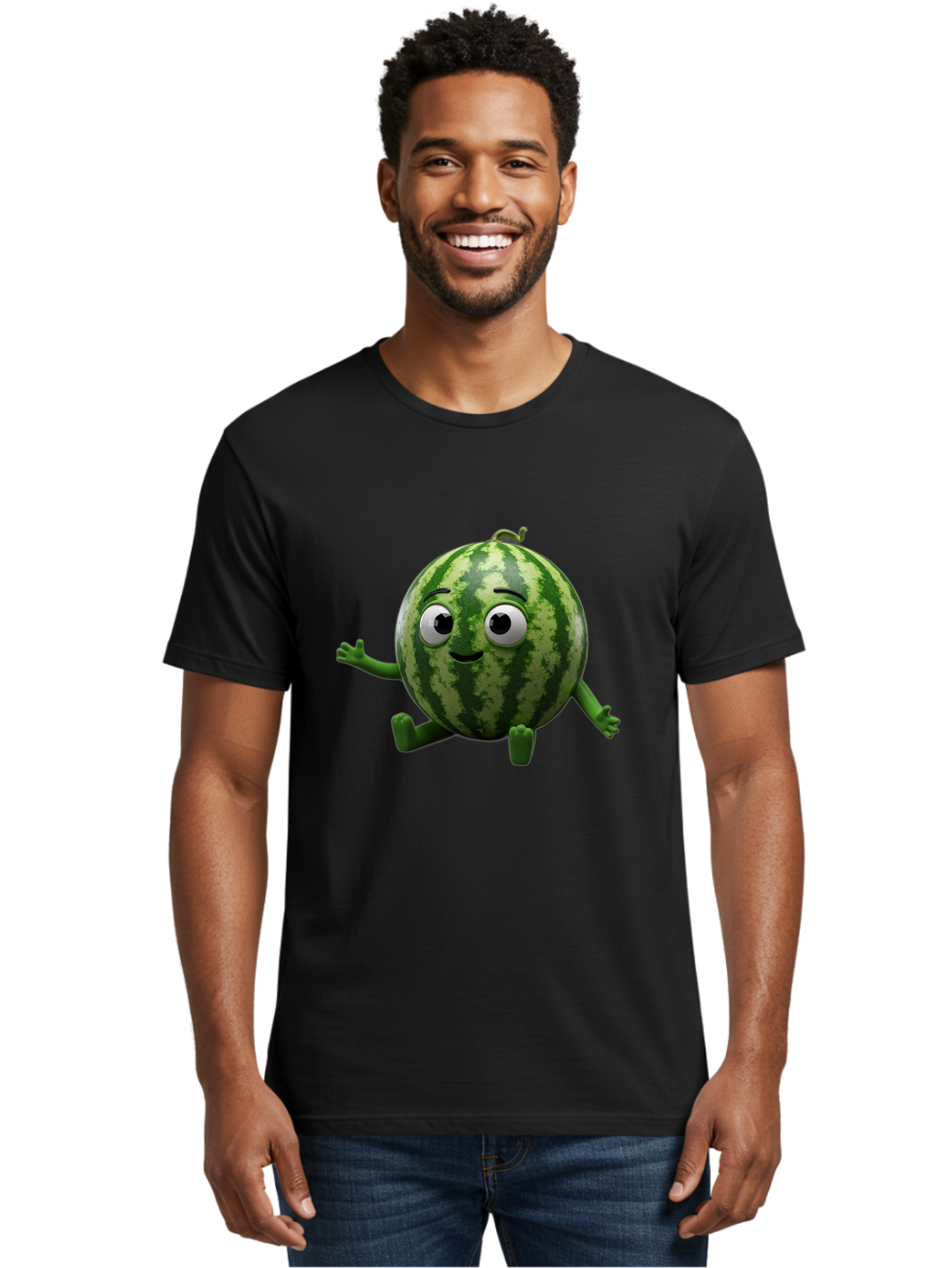 Watermelon-Character Men'S Graphic Tee, 100% Cotton, Comfortable Casual Summer Wear, Machine Washable, Vintage Camera, Old Camera, Antique Camera, Black Camera, Classic Photography, Photography Equipment, Nostalgic Device, Film Camera, Bal589 17