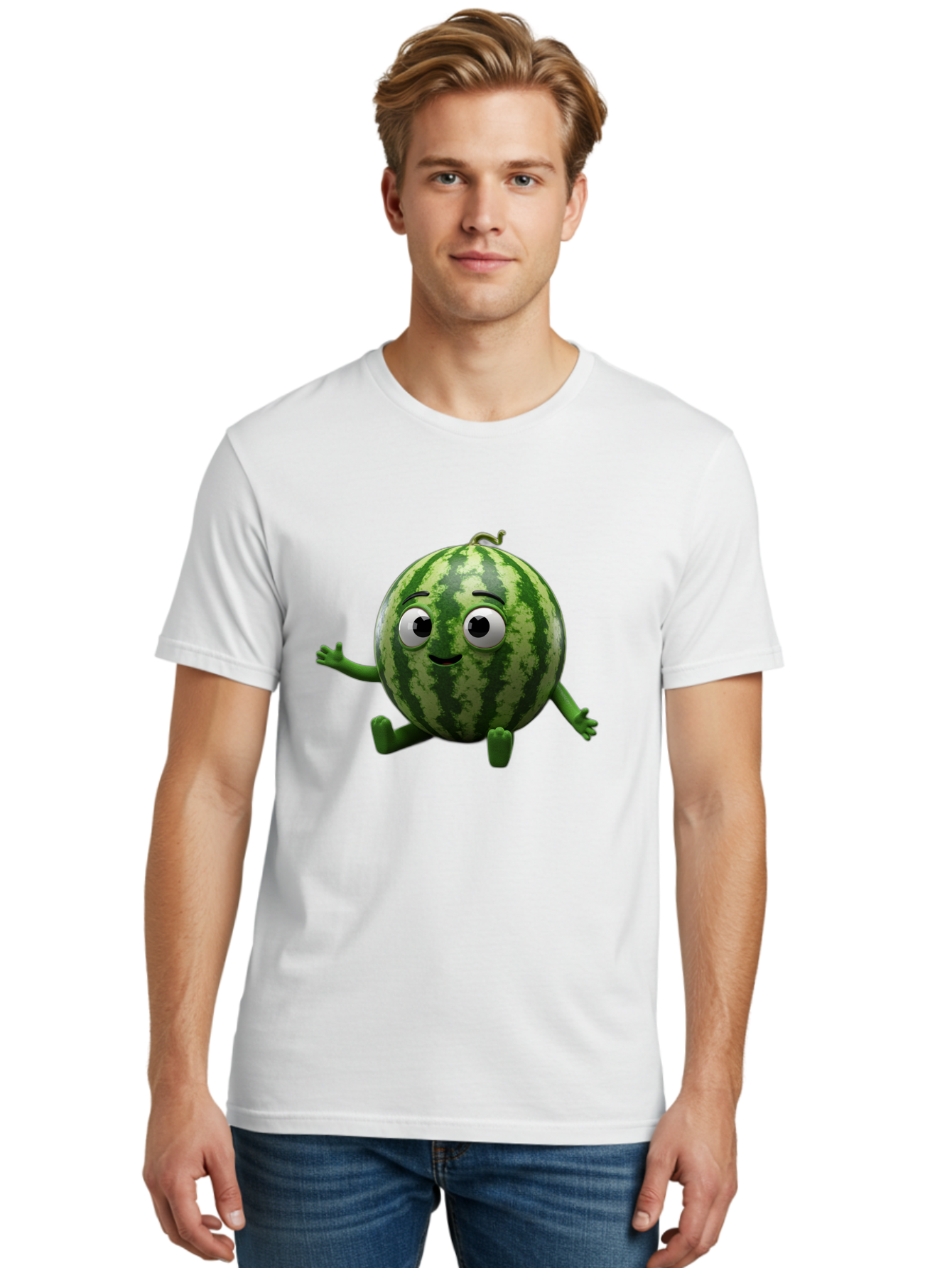Watermelon-Character Men'S Graphic Tee, 100% Cotton, Comfortable Casual Summer Wear, Machine Washable, Vintage Camera, Old Camera, Antique Camera, Black Camera, Classic Photography, Photography Equipment, Nostalgic Device, Film Camera, Bal589 21