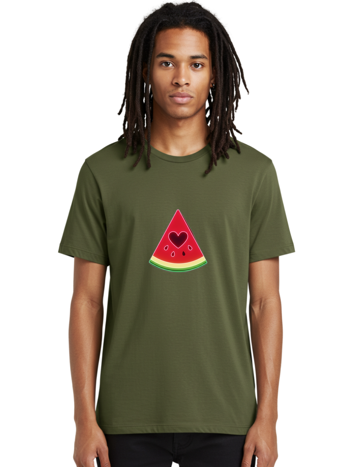 Watermelon-Slice-1 Men'S Graphic Tee, 100% Cotton, Comfortable Casual Summer Wear, Machine Washable, Vintage Camera, Old Camera, Antique Camera, Black Camera, Classic Photography, Photography Equipment, Nostalgic Device, Film Camera, Bal590 25