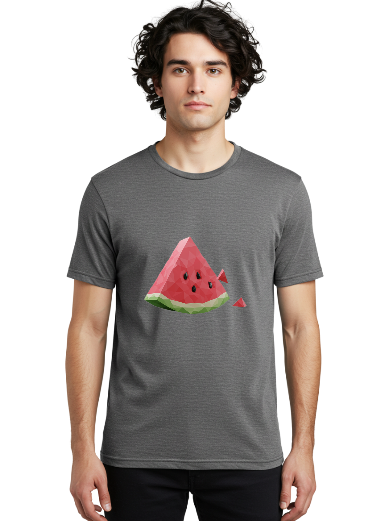 Watermelon-Slice-2 Men'S Graphic Tee, 100% Cotton, Comfortable Casual Summer Wear, Machine Washable, Vintage Camera, Old Camera, Antique Camera, Black Camera, Classic Photography, Photography Equipment, Nostalgic Device, Film Camera, Bal591 25