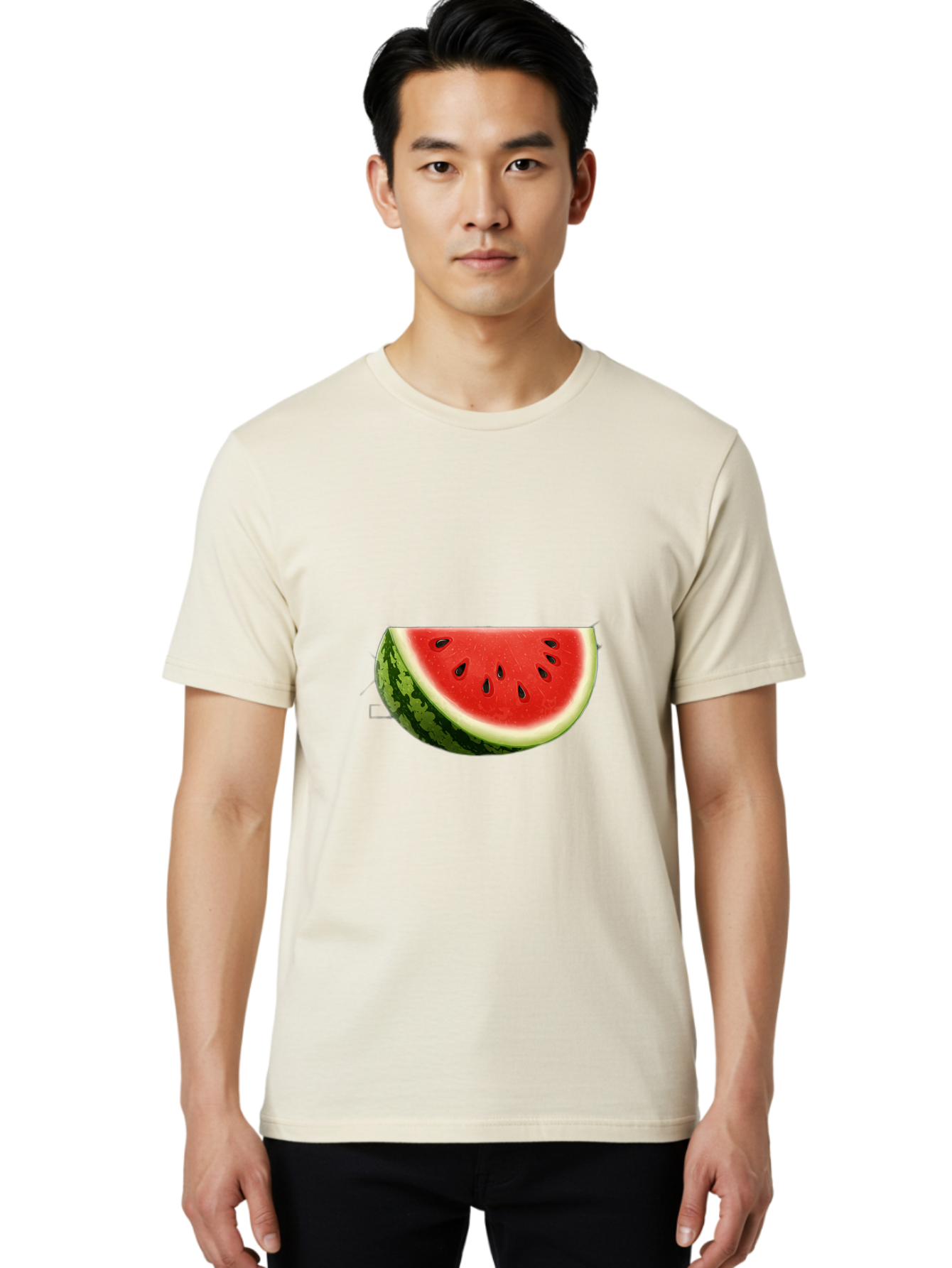 Watermelon-Slice-4 Men'S Graphic Tee, 100% Cotton, Comfortable Casual Summer Wear, Machine Washable, Vintage Camera, Old Camera, Antique Camera, Black Camera, Classic Photography, Photography Equipment, Nostalgic Device, Film Camera, Bal593 21
