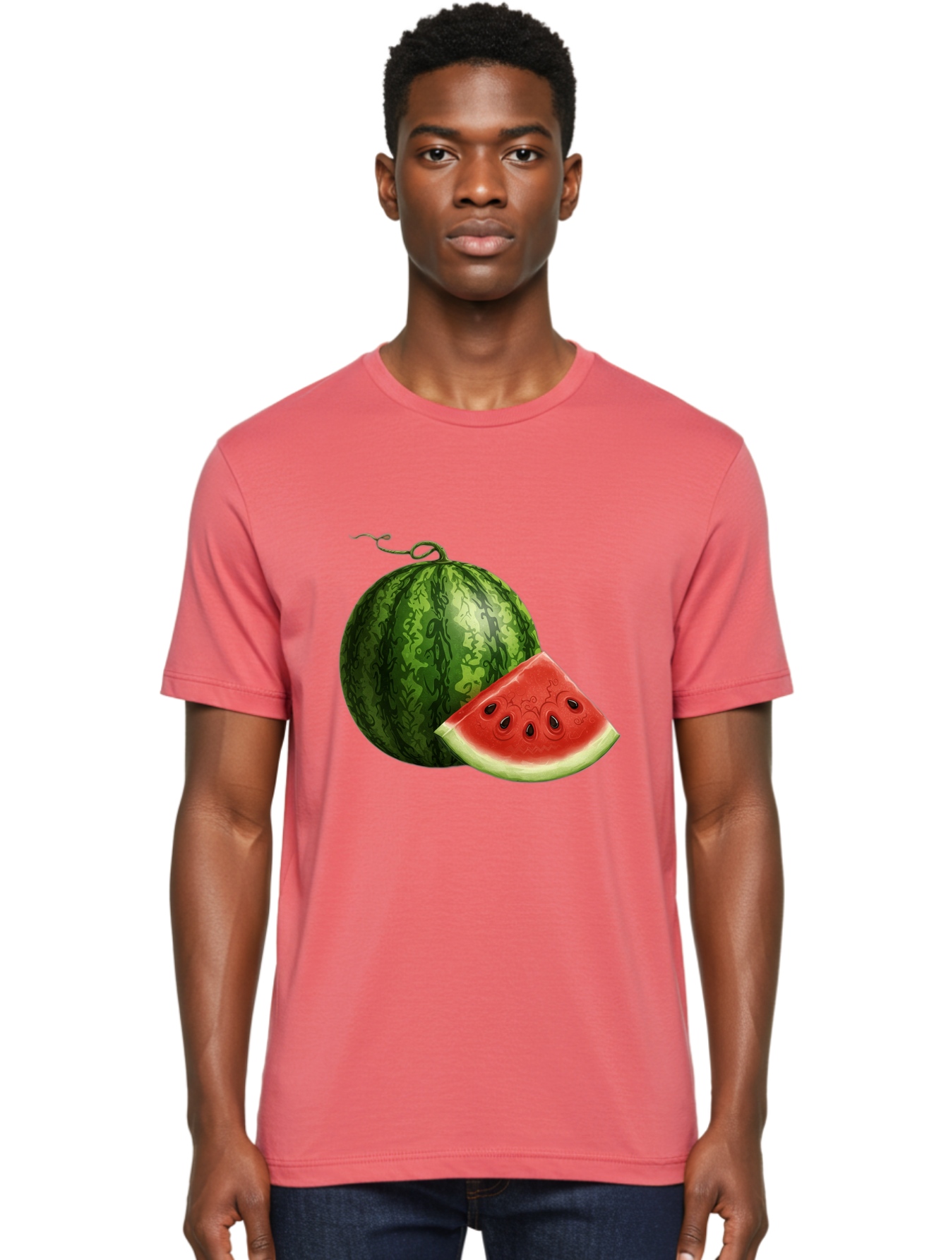 Watermelon-Slice-5 Men'S Graphic Tee, 100% Cotton, Comfortable Casual Summer Wear, Machine Washable, Vintage Camera, Old Camera, Antique Camera, Black Camera, Classic Photography, Photography Equipment, Nostalgic Device, Film Camera, Bal594 16