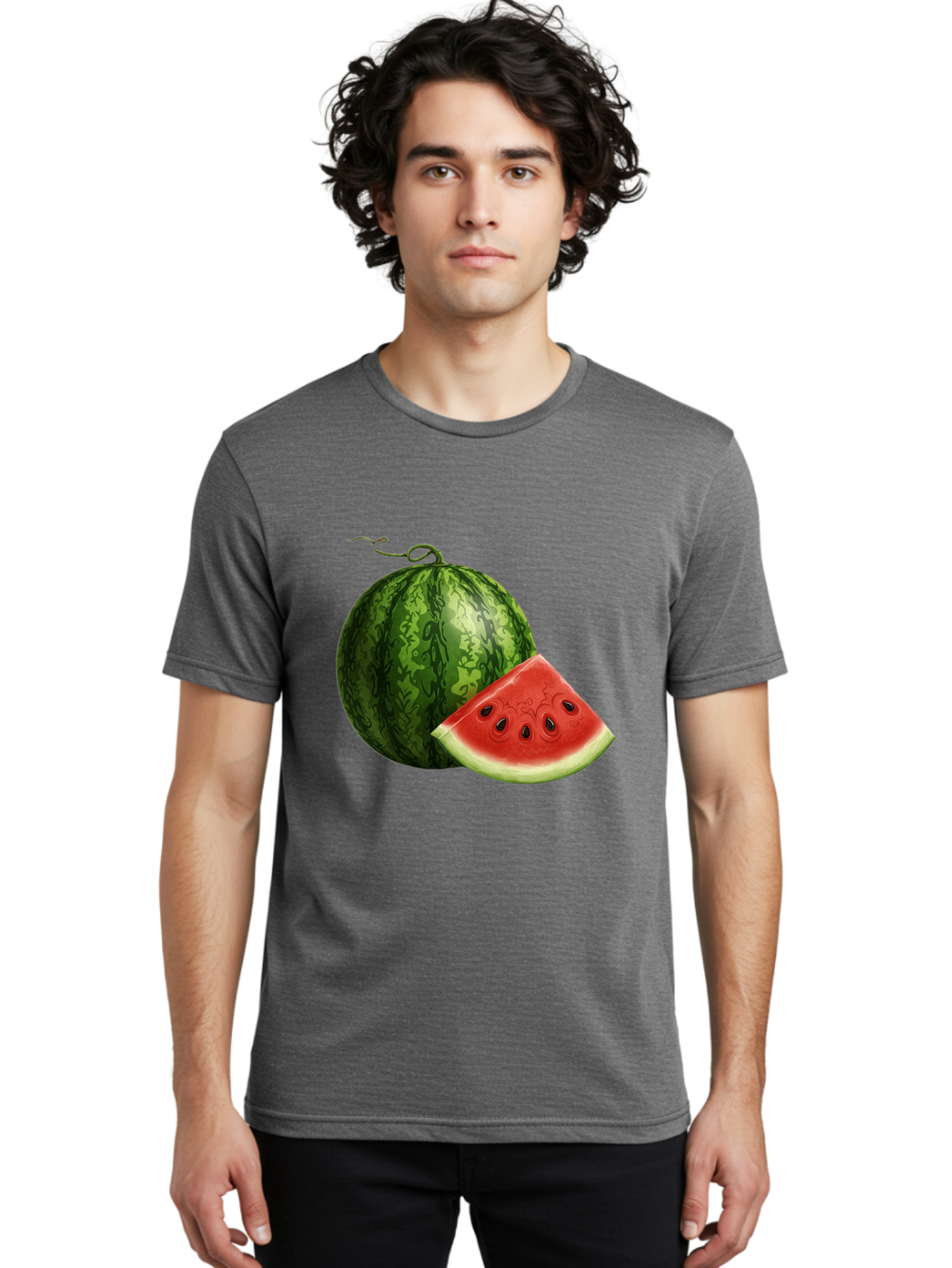 Watermelon-Slice-5 Men'S Graphic Tee, 100% Cotton, Comfortable Casual Summer Wear, Machine Washable, Vintage Camera, Old Camera, Antique Camera, Black Camera, Classic Photography, Photography Equipment, Nostalgic Device, Film Camera, Bal594 25