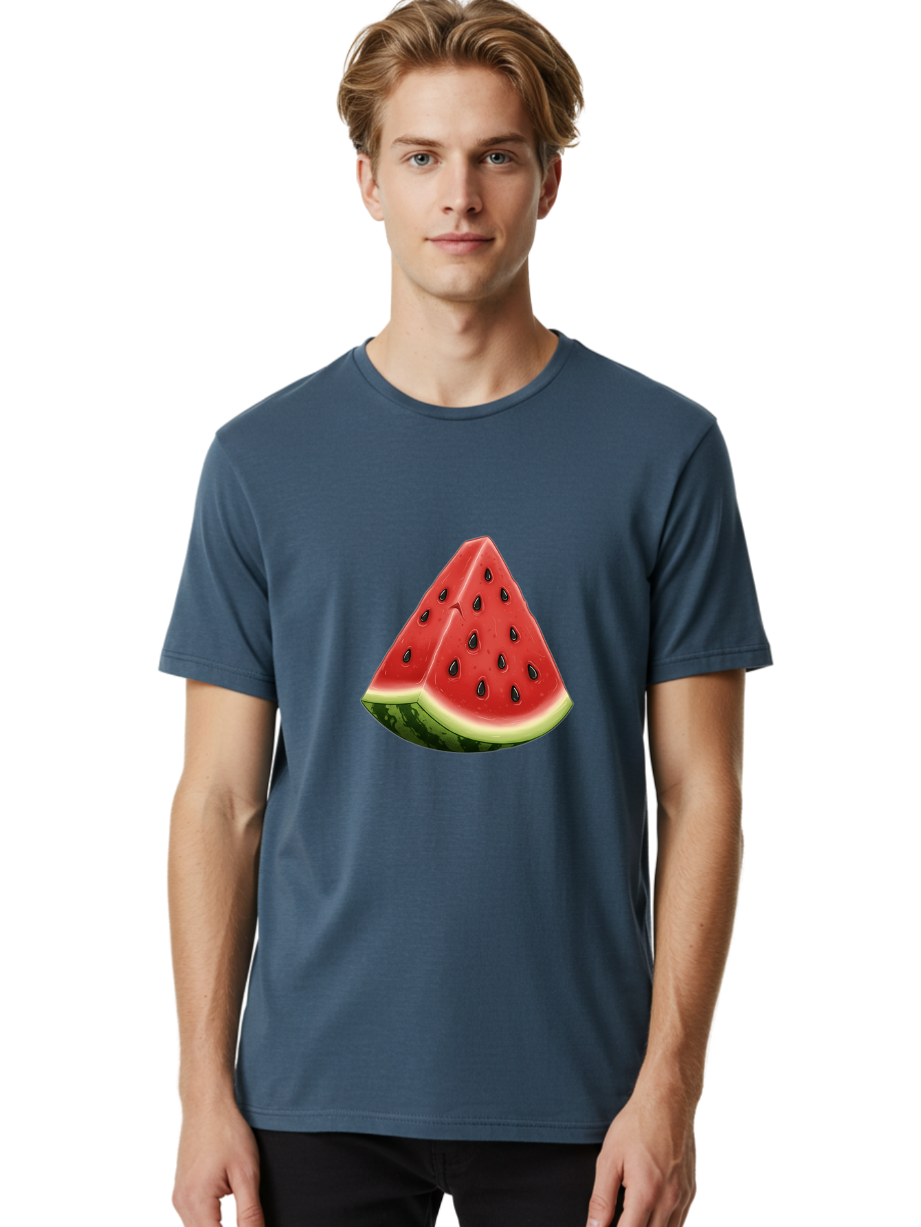 Watermelon-Slice-7 Men'S Graphic Tee, 100% Cotton, Comfortable Casual Summer Wear, Machine Washable, Vintage Camera, Old Camera, Antique Camera, Black Camera, Classic Photography, Photography Equipment, Nostalgic Device, Film Camera, Bal596 19