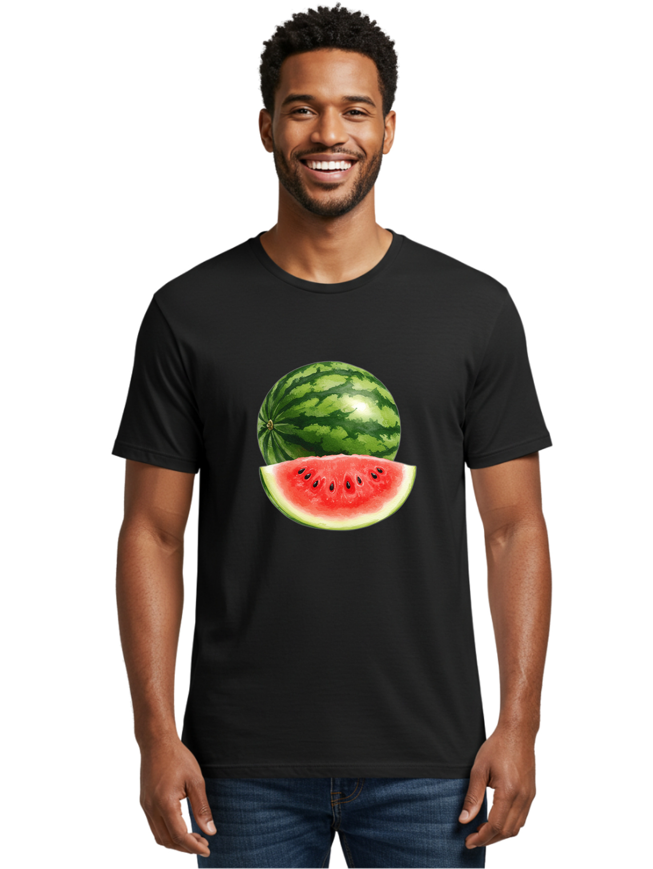 Watermelon Men'S Graphic Tee, 100% Cotton, Comfortable Casual Summer Wear, Machine Washable, Vintage Camera, Old Camera, Antique Camera, Black Camera, Classic Photography, Photography Equipment, Nostalgic Device, Film Camera, Camera Art Bal599 24