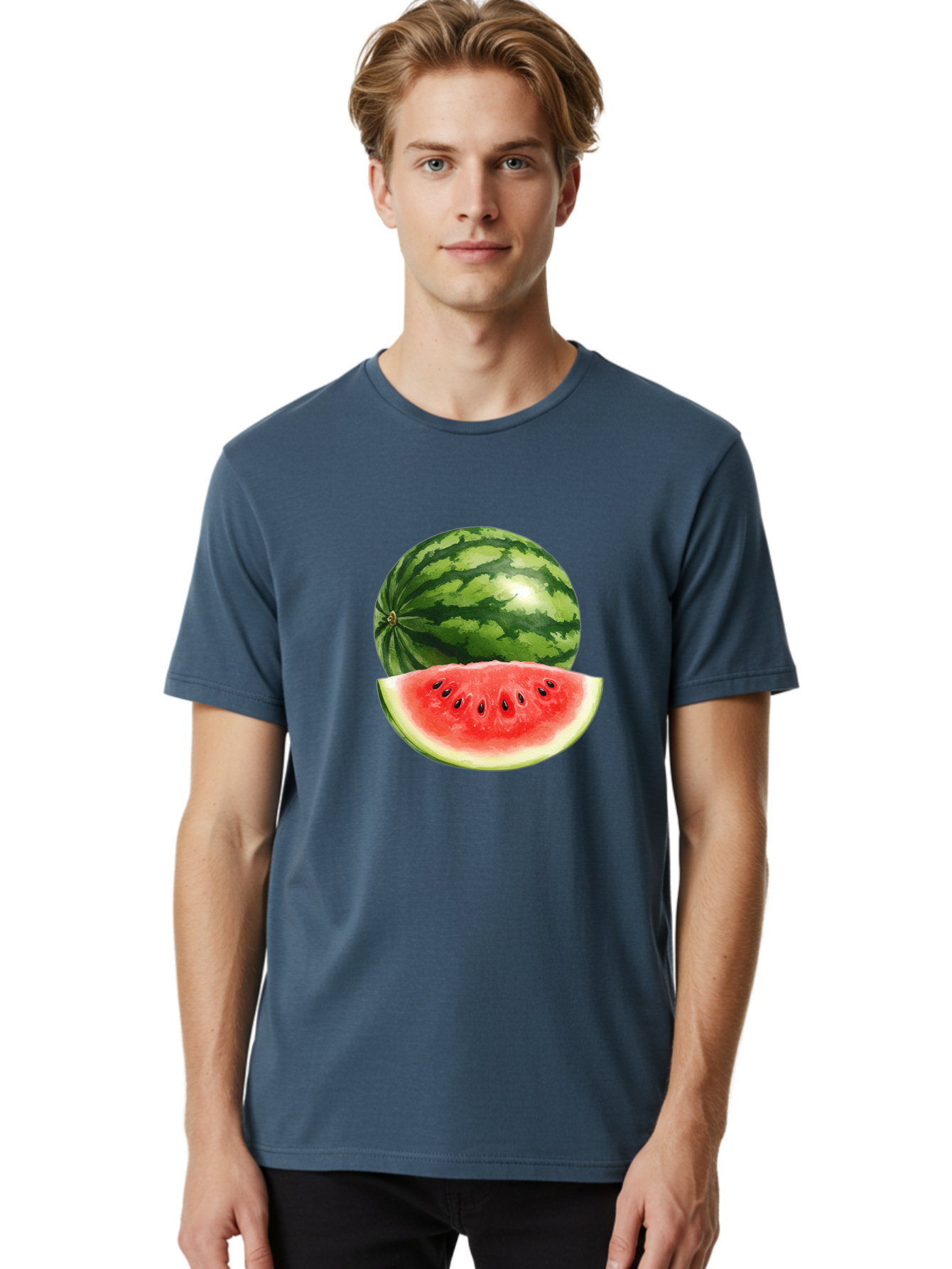 Watermelon Men'S Graphic Tee, 100% Cotton, Comfortable Casual Summer Wear, Machine Washable, Vintage Camera, Old Camera, Antique Camera, Black Camera, Classic Photography, Photography Equipment, Nostalgic Device, Film Camera, Camera Art Bal599 19