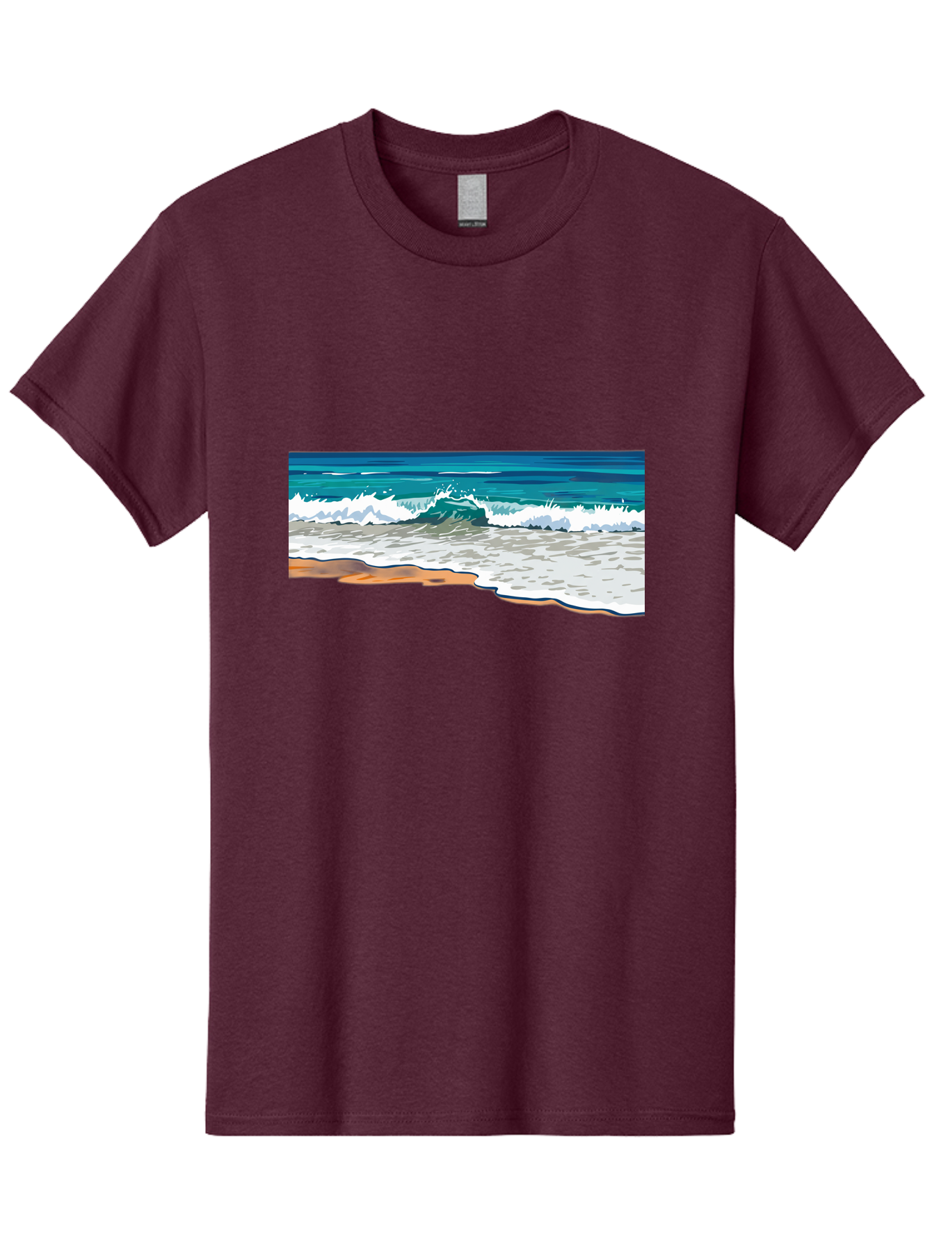 Waves-Crashing-On-Shore Men'S Graphic Tee, 100% Cotton, Comfortable Casual Summer Wear, Machine Washable, Vintage Camera, Old Camera, Antique Camera, Black Camera, Classic Photography, Photography Equipment, Nostalgic Device, Film Camera, Bal600 10