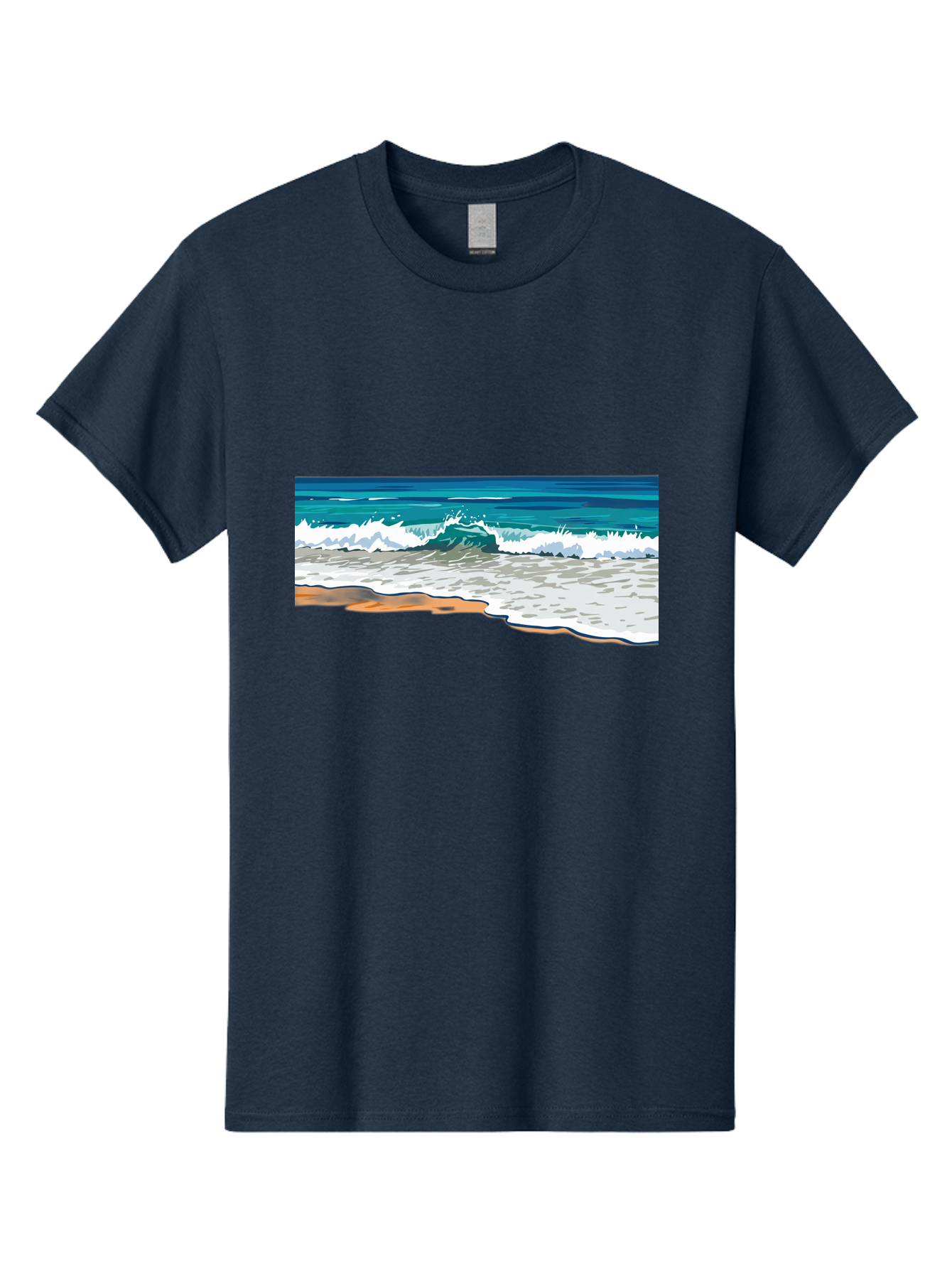Waves-Crashing-On-Shore Men'S Graphic Tee, 100% Cotton, Comfortable Casual Summer Wear, Machine Washable, Vintage Camera, Old Camera, Antique Camera, Black Camera, Classic Photography, Photography Equipment, Nostalgic Device, Film Camera, Bal600 12