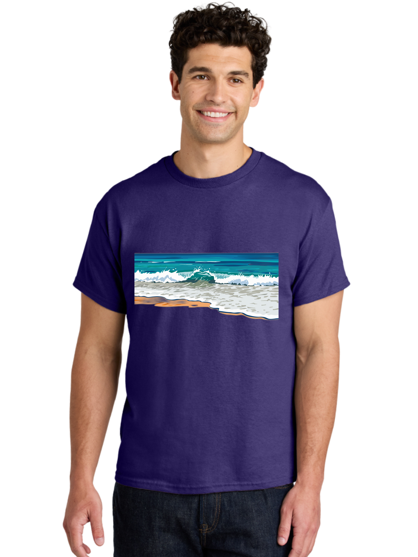 Waves-Crashing-On-Shore Men'S Graphic Tee, 100% Cotton, Comfortable Casual Summer Wear, Machine Washable, Vintage Camera, Old Camera, Antique Camera, Black Camera, Classic Photography, Photography Equipment, Nostalgic Device, Film Camera, Bal600 19