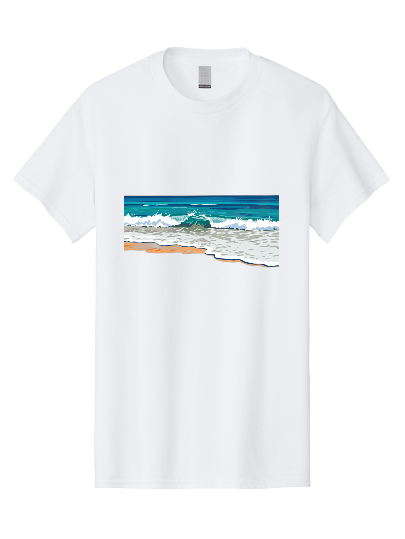 Waves-Crashing-On-Shore Men'S Graphic Tee, 100% Cotton, Comfortable Casual Summer Wear, Machine Washable, Vintage Camera, Old Camera, Antique Camera, Black Camera, Classic Photography, Photography Equipment, Nostalgic Device, Film Camera, Bal600 9