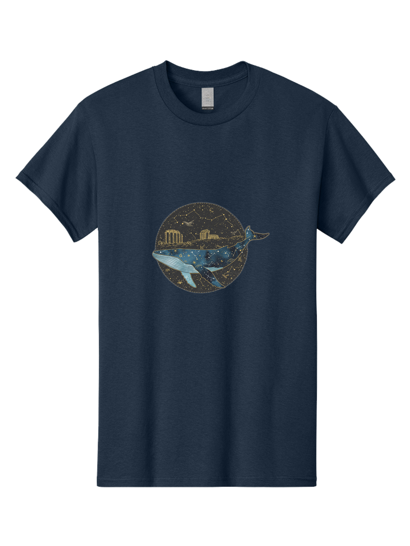 Whale-Constellation Men'S Graphic Tee, 100% Cotton, Comfortable Casual Summer Wear, Machine Washable, Vintage Camera, Old Camera, Antique Camera, Black Camera, Classic Photography, Photography Equipment, Nostalgic Device, Film Camera, Bal601 11