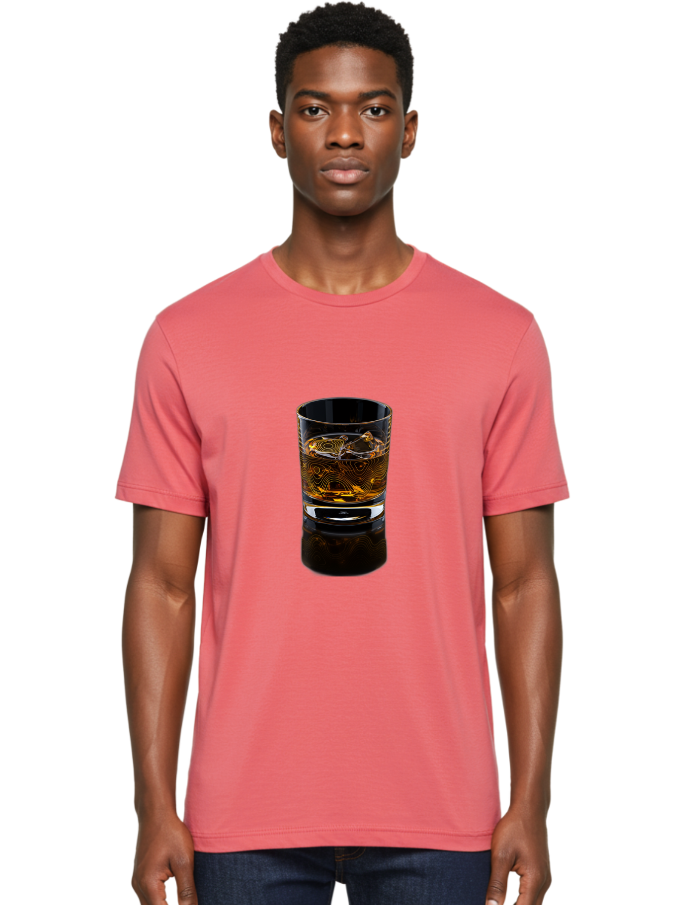 Whiskey-Glass-2 Men'S Graphic Tee, 100% Cotton, Comfortable Casual Summer Wear, Machine Washable, Vintage Camera, Old Camera, Antique Camera, Black Camera, Classic Photography, Photography Equipment, Nostalgic Device, Film Camera, Camera Art Bal605 21