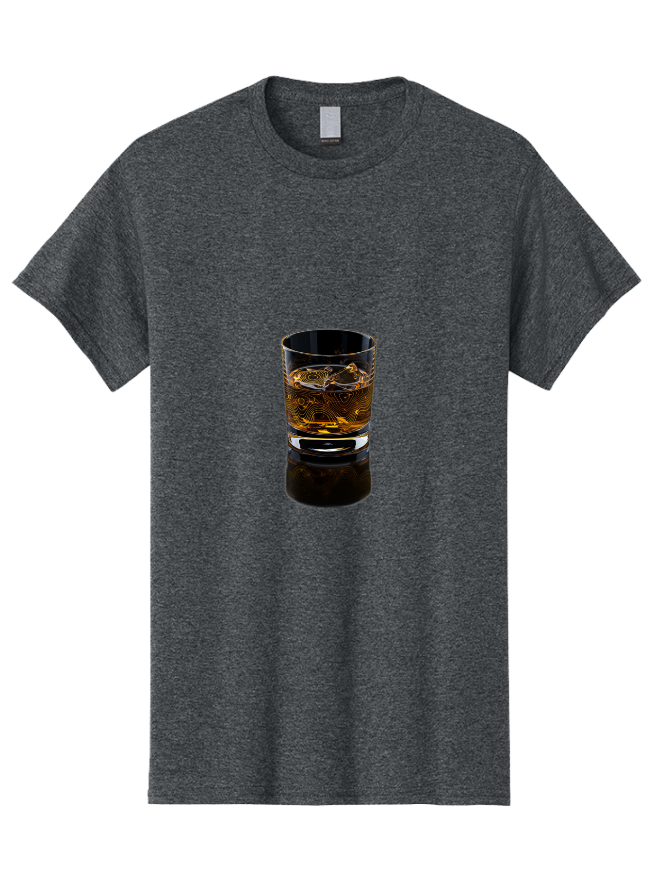 Whiskey-Glass-2 Men'S Graphic Tee, 100% Cotton, Comfortable Casual Summer Wear, Machine Washable, Vintage Camera, Old Camera, Antique Camera, Black Camera, Classic Photography, Photography Equipment, Nostalgic Device, Film Camera, Camera Art Bal605 8