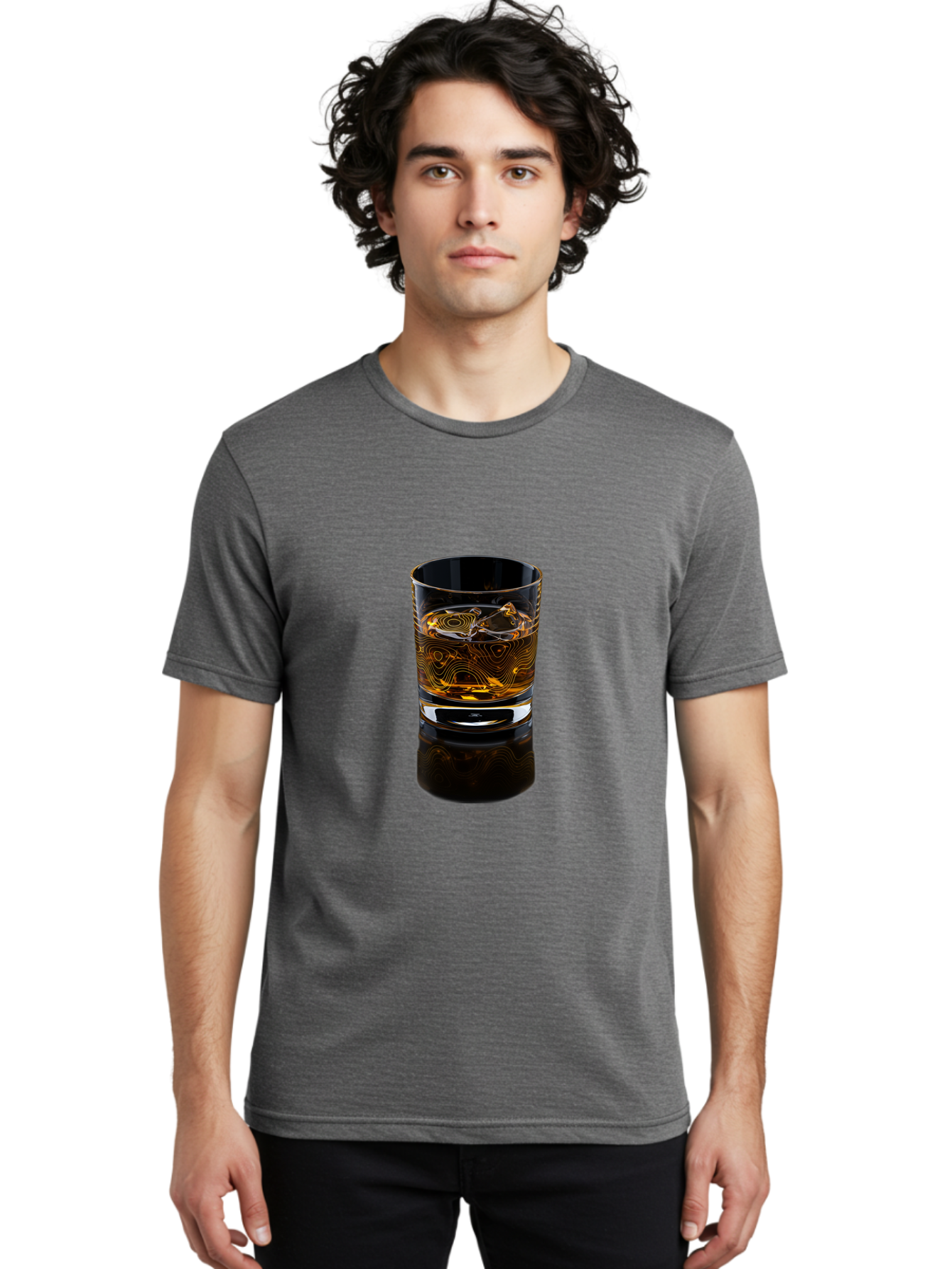 Whiskey-Glass-2 Men'S Graphic Tee, 100% Cotton, Comfortable Casual Summer Wear, Machine Washable, Vintage Camera, Old Camera, Antique Camera, Black Camera, Classic Photography, Photography Equipment, Nostalgic Device, Film Camera, Camera Art Bal605 26