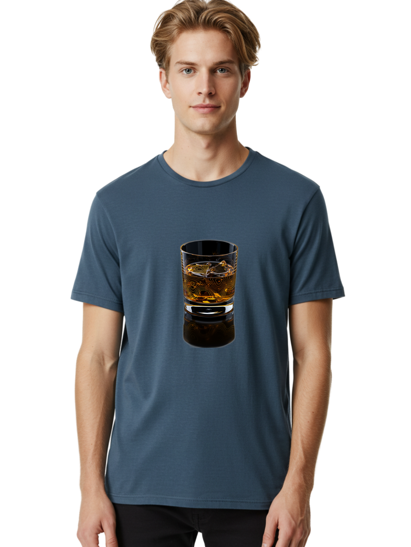 Whiskey-Glass-2 Men'S Graphic Tee, 100% Cotton, Comfortable Casual Summer Wear, Machine Washable, Vintage Camera, Old Camera, Antique Camera, Black Camera, Classic Photography, Photography Equipment, Nostalgic Device, Film Camera, Camera Art Bal605 17