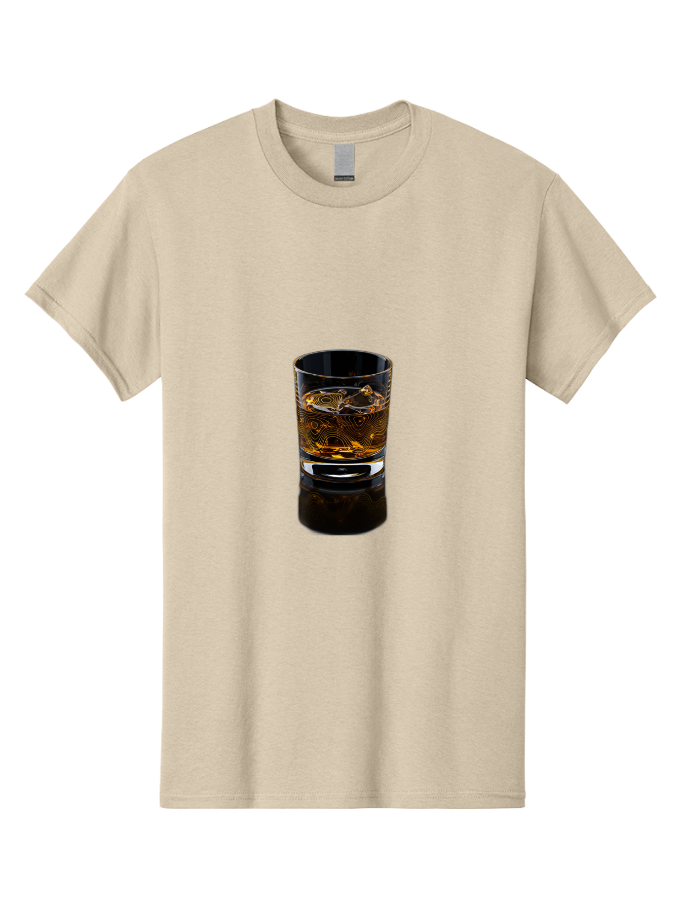 Whiskey-Glass-2 Men'S Graphic Tee, 100% Cotton, Comfortable Casual Summer Wear, Machine Washable, Vintage Camera, Old Camera, Antique Camera, Black Camera, Classic Photography, Photography Equipment, Nostalgic Device, Film Camera, Camera Art Bal605 4