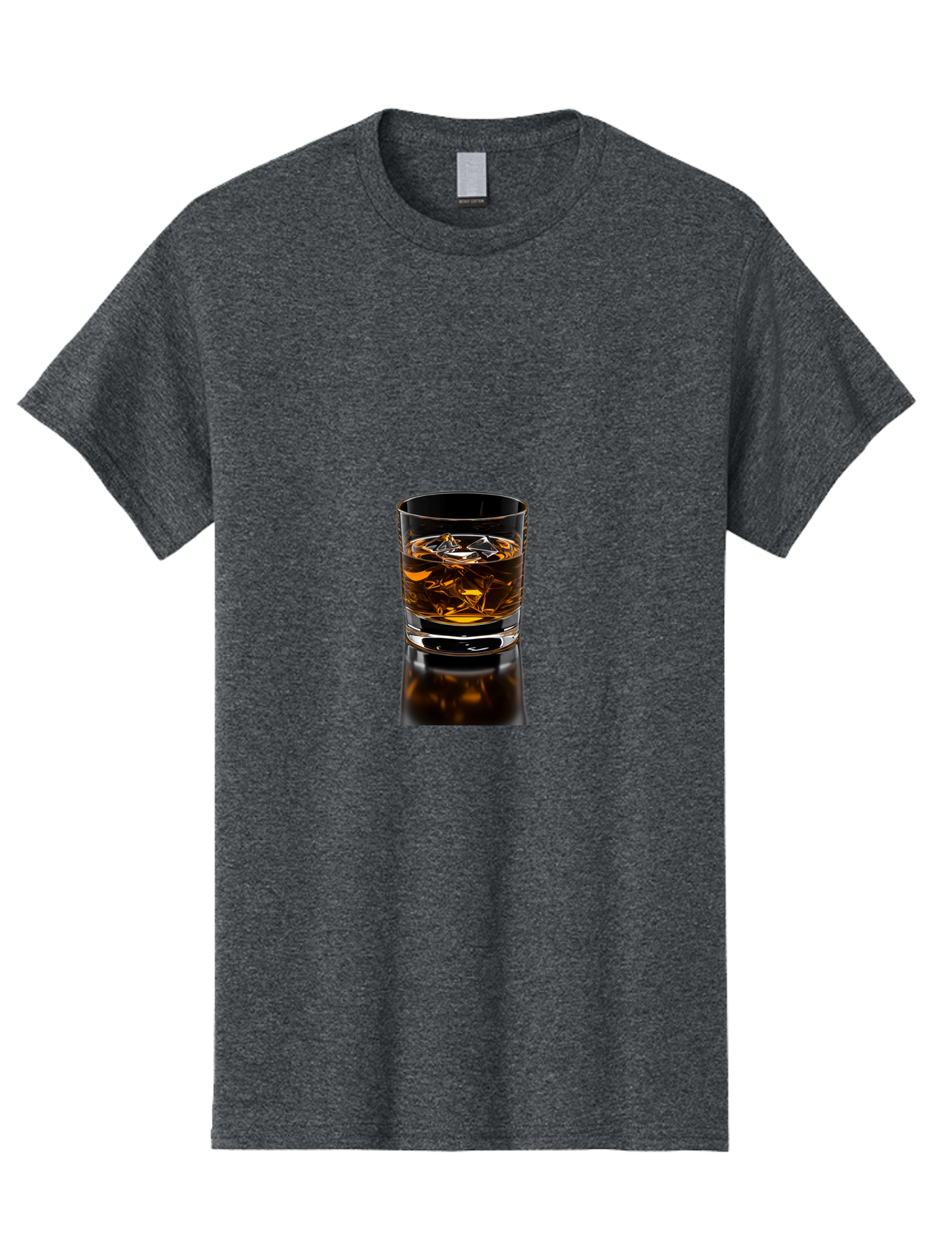 Whiskey-Glass Men'S Graphic Tee, 100% Cotton, Comfortable Casual Summer Wear, Machine Washable, Vintage Camera, Old Camera, Antique Camera, Black Camera, Classic Photography, Photography Equipment, Nostalgic Device, Film Camera, Camera Art Bal606 3