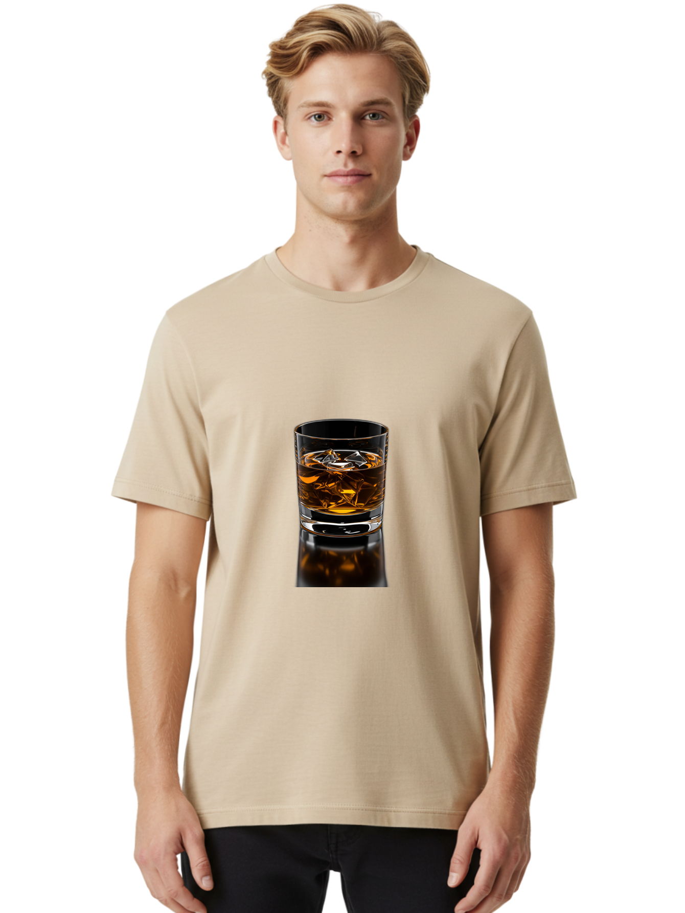 Whiskey-Glass Men'S Graphic Tee, 100% Cotton, Comfortable Casual Summer Wear, Machine Washable, Vintage Camera, Old Camera, Antique Camera, Black Camera, Classic Photography, Photography Equipment, Nostalgic Device, Film Camera, Camera Art Bal606 21