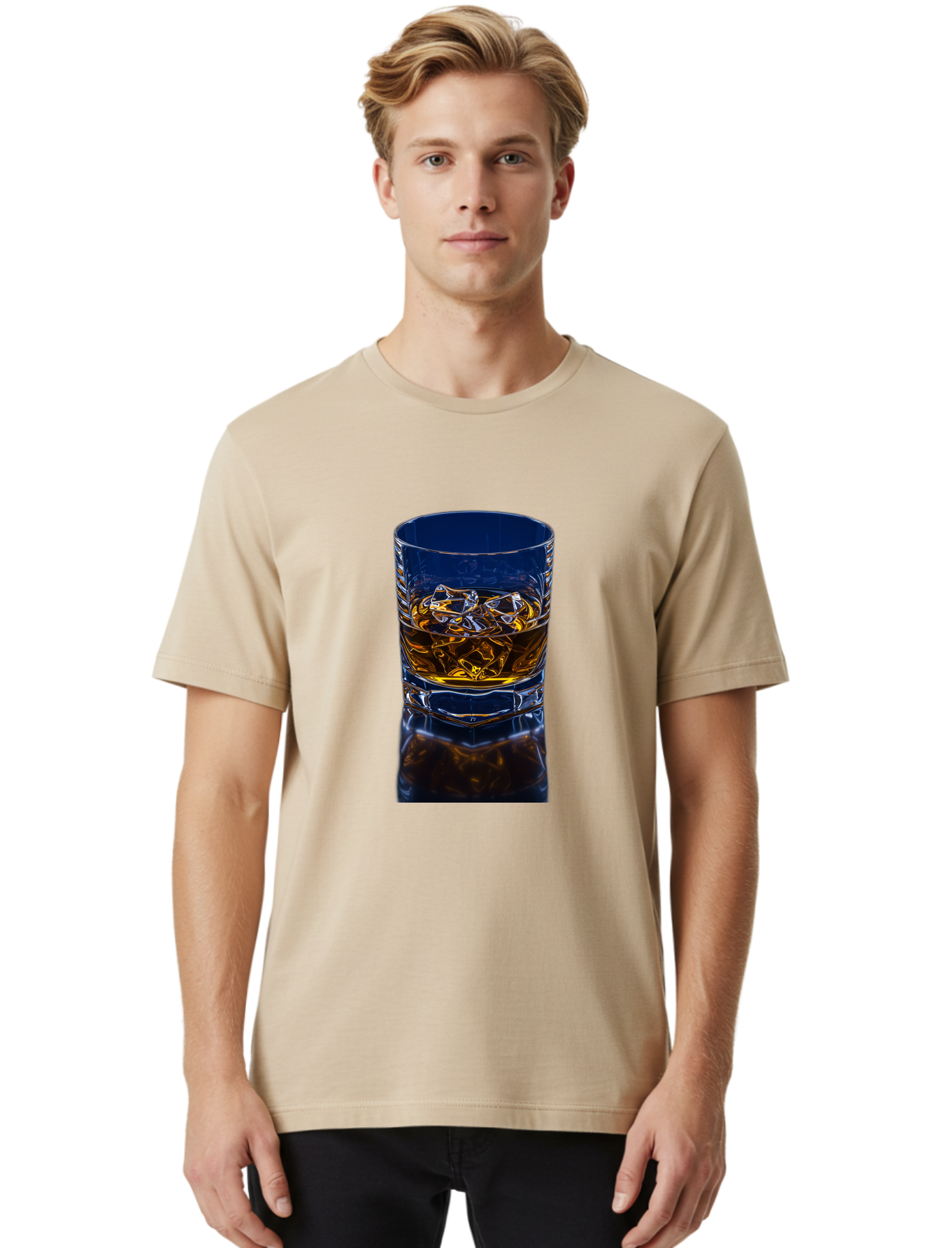 Whiskey-On-The-Rocks-1 Men'S Graphic Tee, 100% Cotton, Comfortable Casual Summer Wear, Machine Washable, Vintage Camera, Old Camera, Antique Camera, Black Camera, Classic Photography, Photography Equipment, Nostalgic Device, Film Camera, Bal607 18