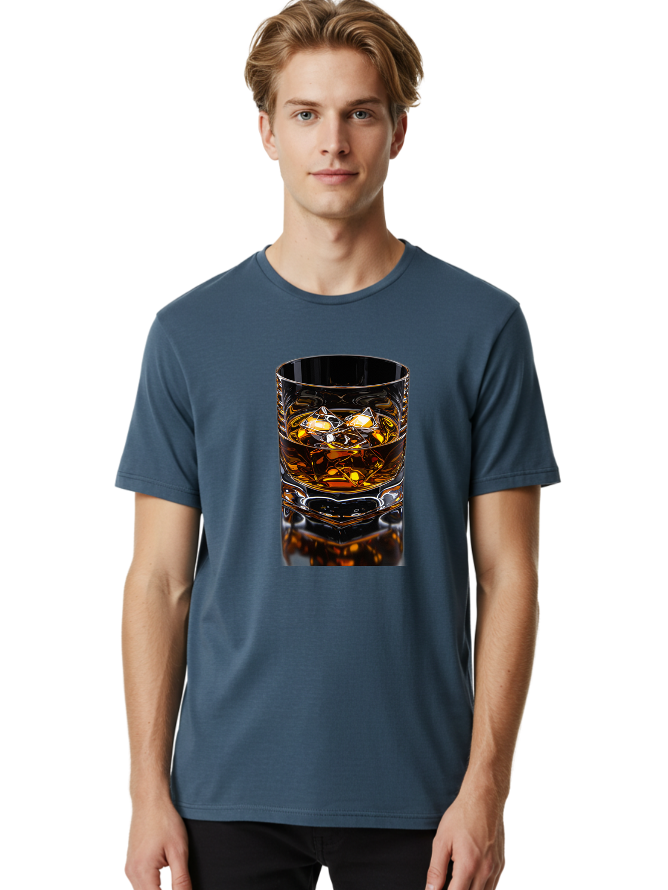Whiskey-On-The-Rocks Men'S Graphic Tee, 100% Cotton, Comfortable Casual Summer Wear, Machine Washable, Vintage Camera, Old Camera, Antique Camera, Black Camera, Classic Photography, Photography Equipment, Nostalgic Device, Film Camera, Bal608 30