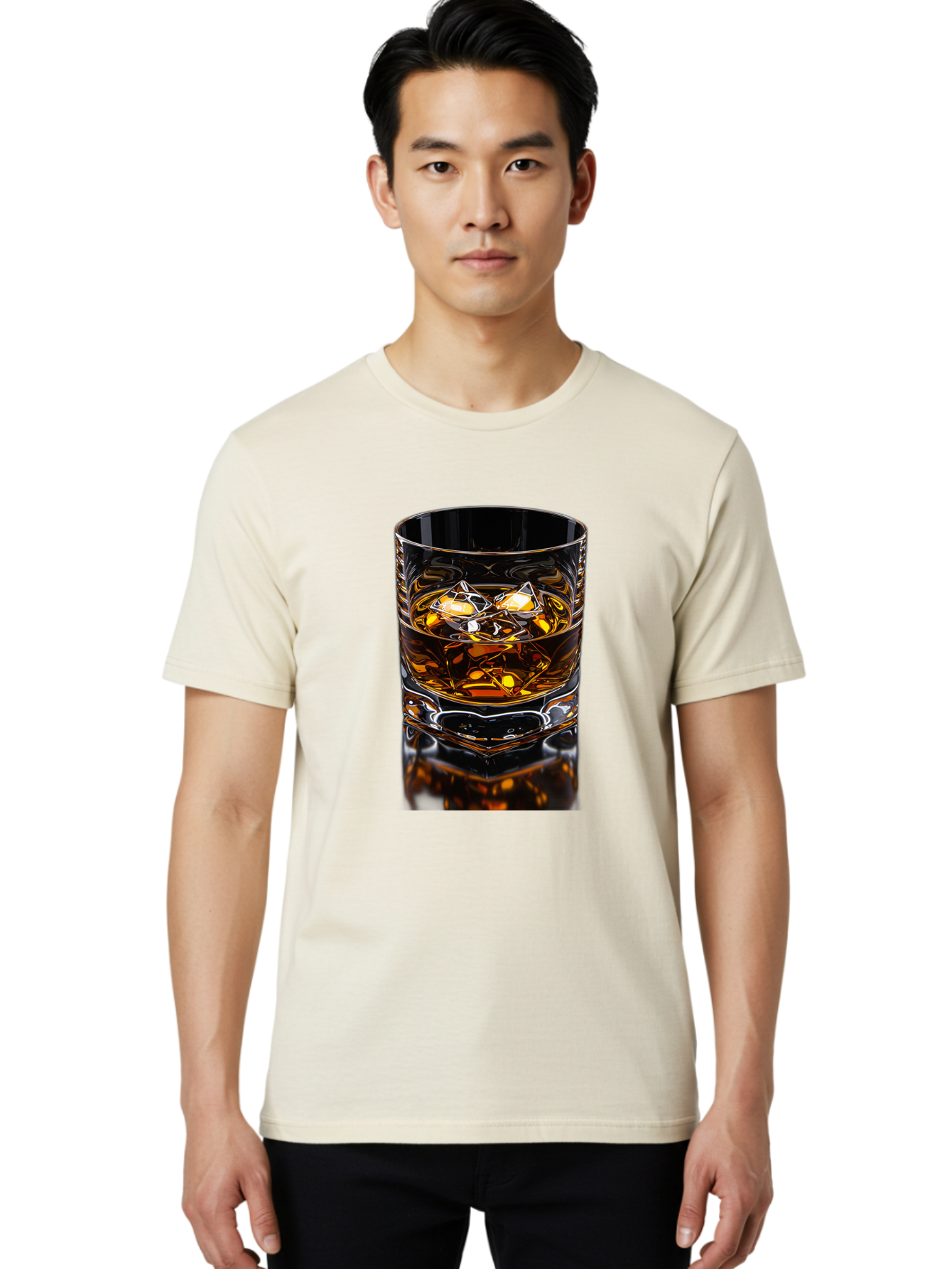 Whiskey-On-The-Rocks Men'S Graphic Tee, 100% Cotton, Comfortable Casual Summer Wear, Machine Washable, Vintage Camera, Old Camera, Antique Camera, Black Camera, Classic Photography, Photography Equipment, Nostalgic Device, Film Camera, Bal608 16