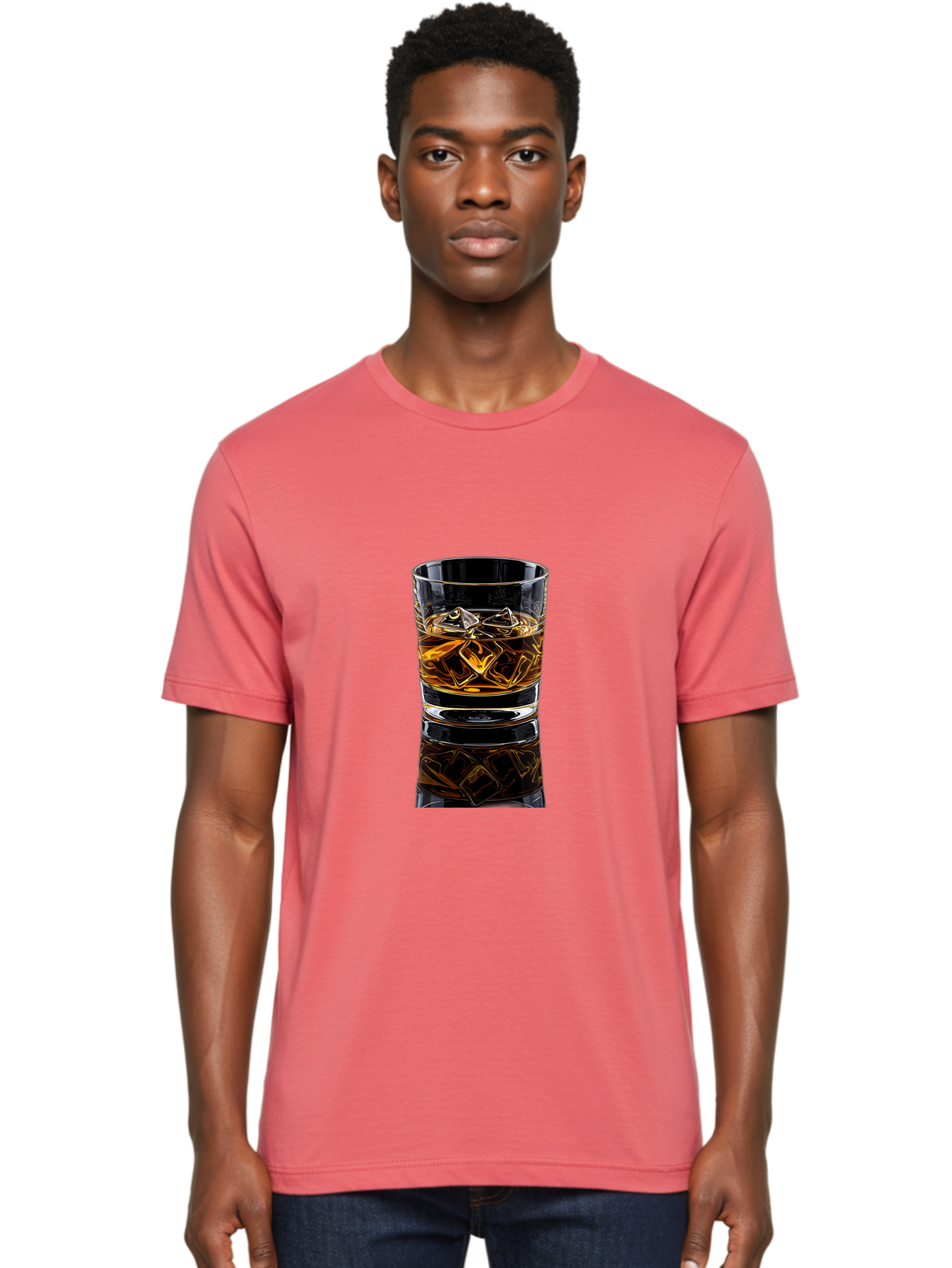 Whiskey-Rocks-Glass Men'S Graphic Tee, 100% Cotton, Comfortable Casual Summer Wear, Machine Washable, Vintage Camera, Old Camera, Antique Camera, Black Camera, Classic Photography, Photography Equipment, Nostalgic Device, Film Camera, Bal609 28