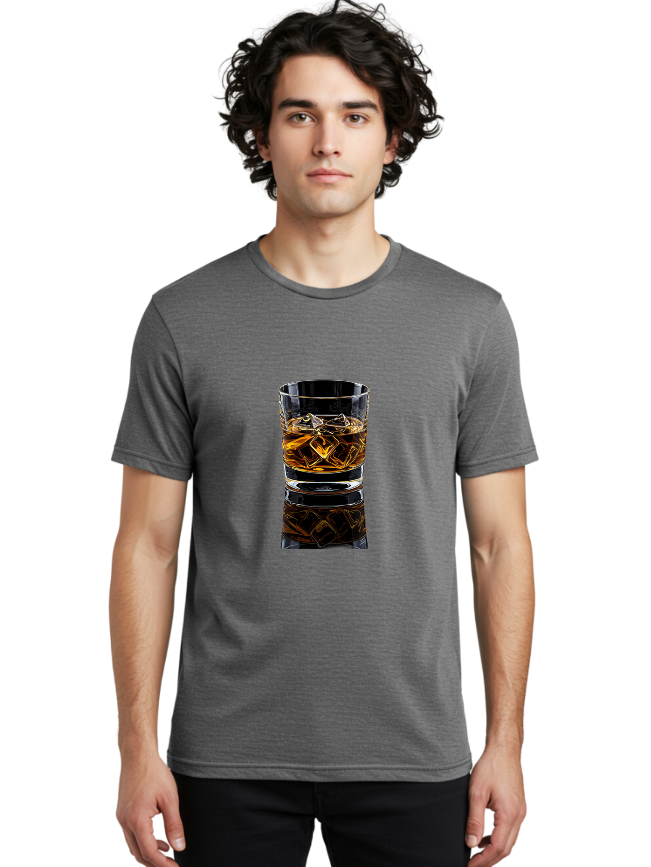 Whiskey-Rocks-Glass Men'S Graphic Tee, 100% Cotton, Comfortable Casual Summer Wear, Machine Washable, Vintage Camera, Old Camera, Antique Camera, Black Camera, Classic Photography, Photography Equipment, Nostalgic Device, Film Camera, Bal609 20