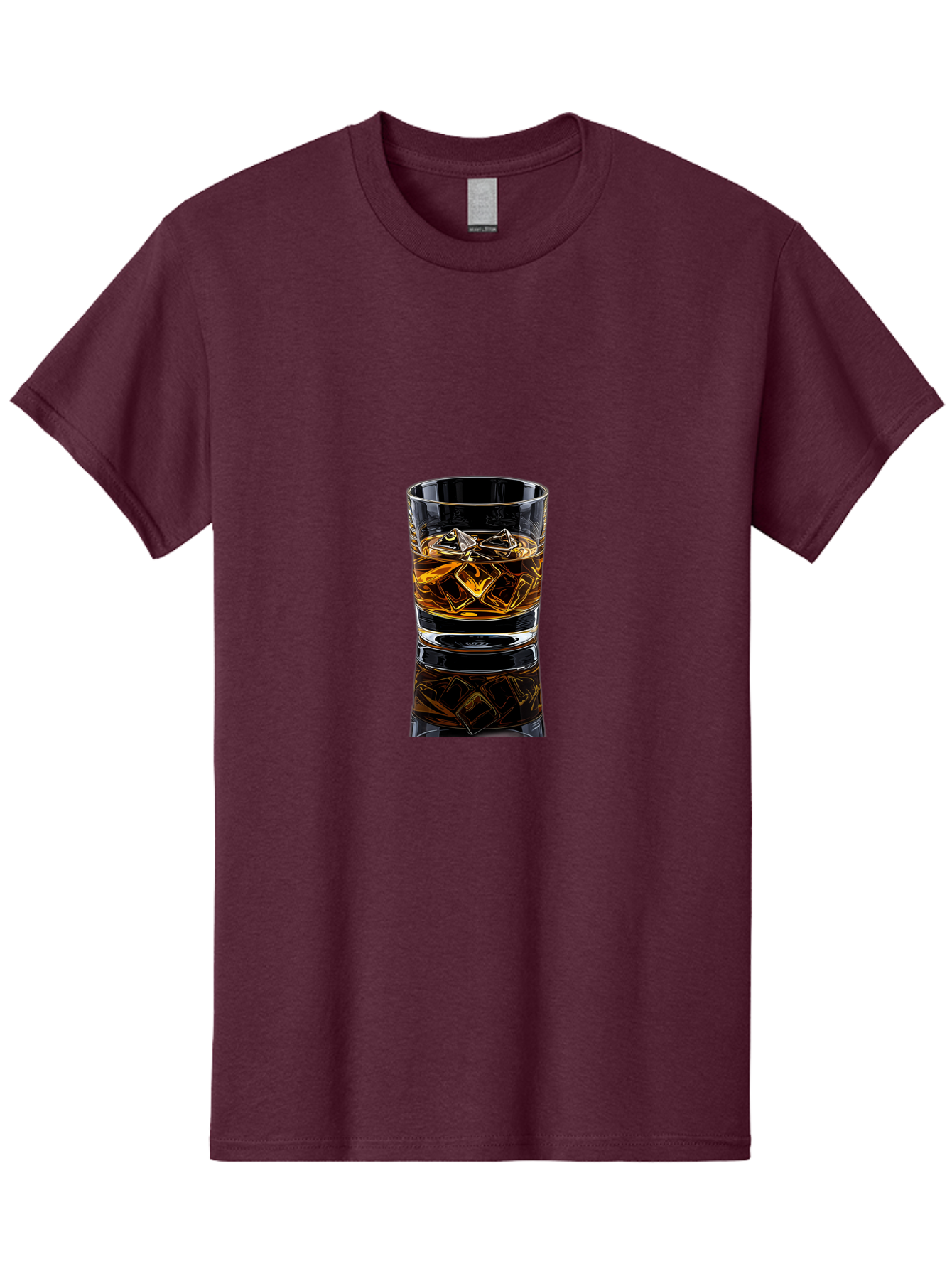 Whiskey-Rocks-Glass Men'S Graphic Tee, 100% Cotton, Comfortable Casual Summer Wear, Machine Washable, Vintage Camera, Old Camera, Antique Camera, Black Camera, Classic Photography, Photography Equipment, Nostalgic Device, Film Camera, Bal609 9