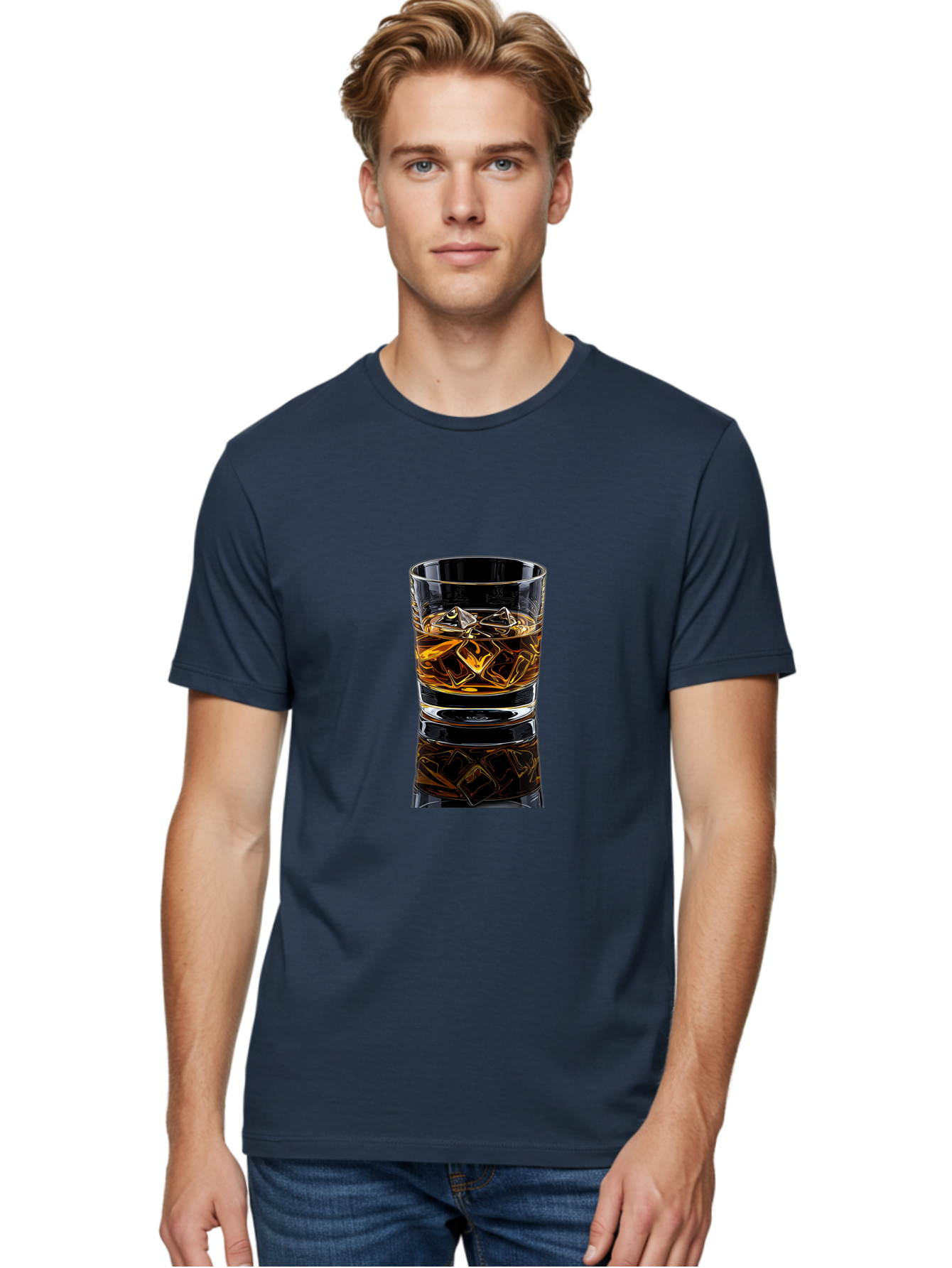 Whiskey-Rocks-Glass Men'S Graphic Tee, 100% Cotton, Comfortable Casual Summer Wear, Machine Washable, Vintage Camera, Old Camera, Antique Camera, Black Camera, Classic Photography, Photography Equipment, Nostalgic Device, Film Camera, Bal609 16