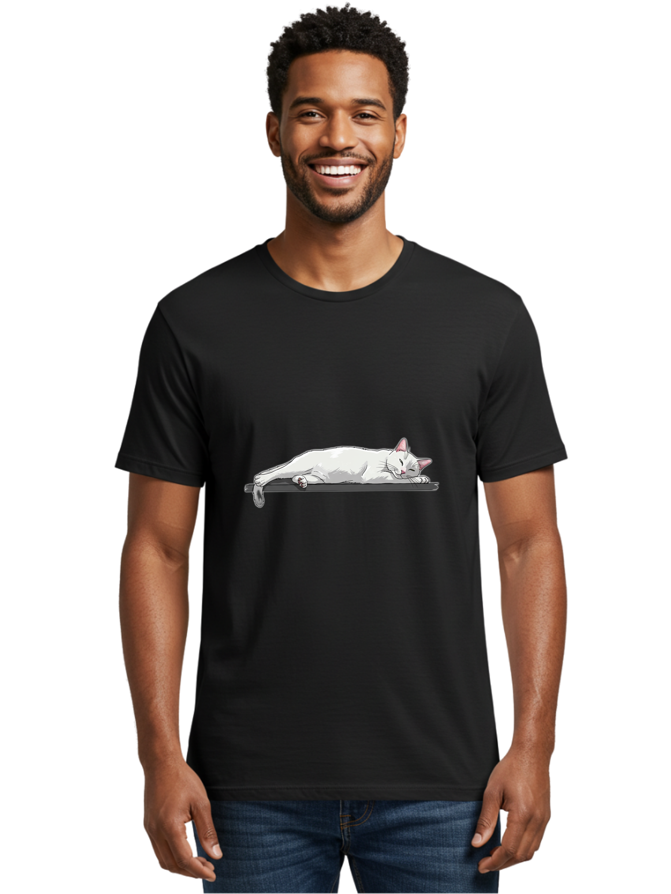 White-Cat Men'S Graphic Tee, 100% Cotton, Comfortable Casual Summer Wear, Machine Washable, Vintage Camera, Old Camera, Antique Camera, Black Camera, Classic Photography, Photography Equipment, Nostalgic Device, Film Camera, Camera Art Bal610 28