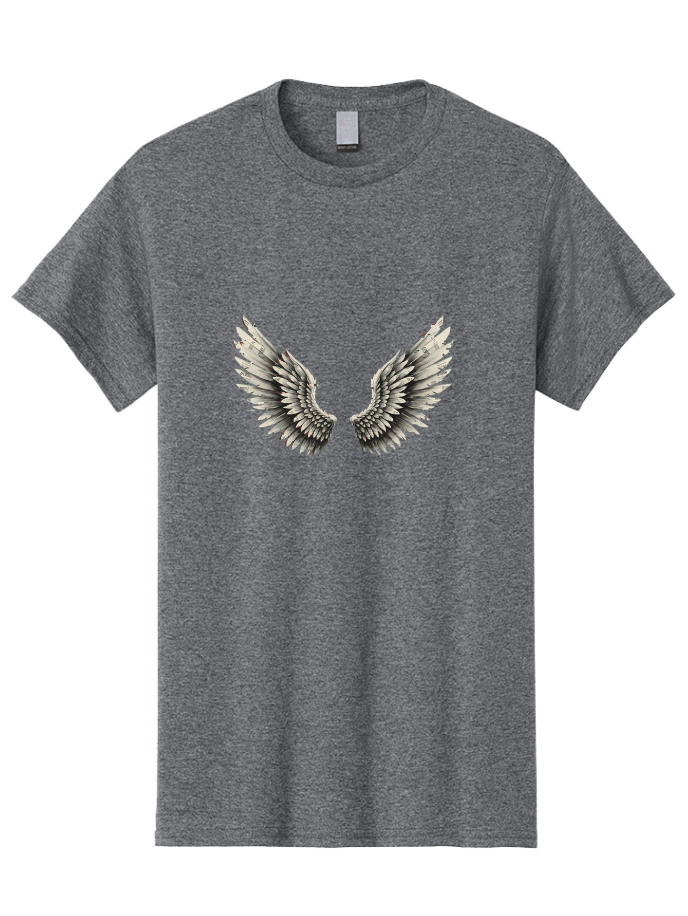 White-Wings-1 Men'S Graphic Tee, 100% Cotton, Comfortable Casual Summer Wear, Machine Washable, Vintage Camera, Old Camera, Antique Camera, Black Camera, Classic Photography, Photography Equipment, Nostalgic Device, Film Camera, Camera Art Bal613 13