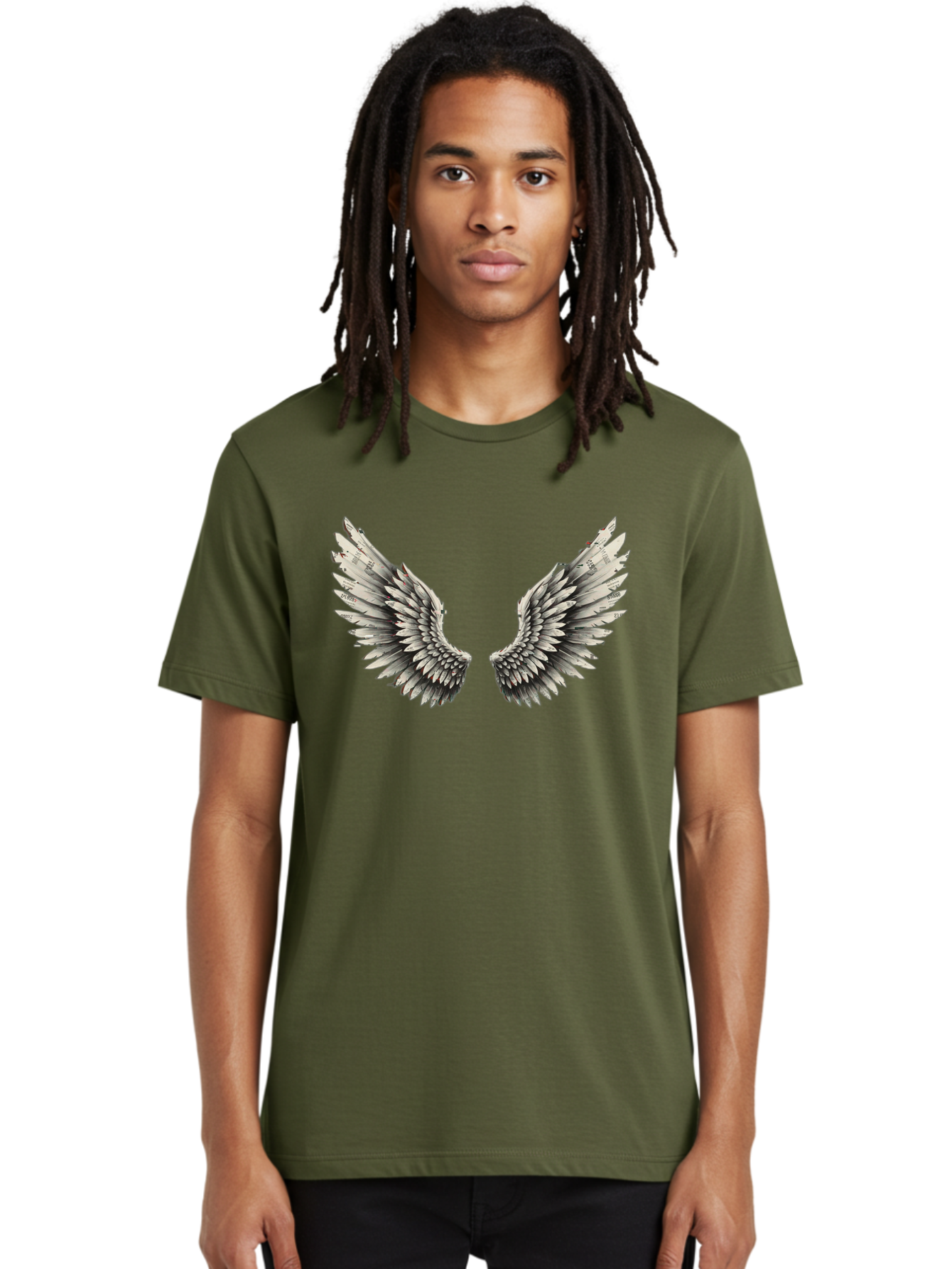 White-Wings-1 Men'S Graphic Tee, 100% Cotton, Comfortable Casual Summer Wear, Machine Washable, Vintage Camera, Old Camera, Antique Camera, Black Camera, Classic Photography, Photography Equipment, Nostalgic Device, Film Camera, Camera Art Bal613 21