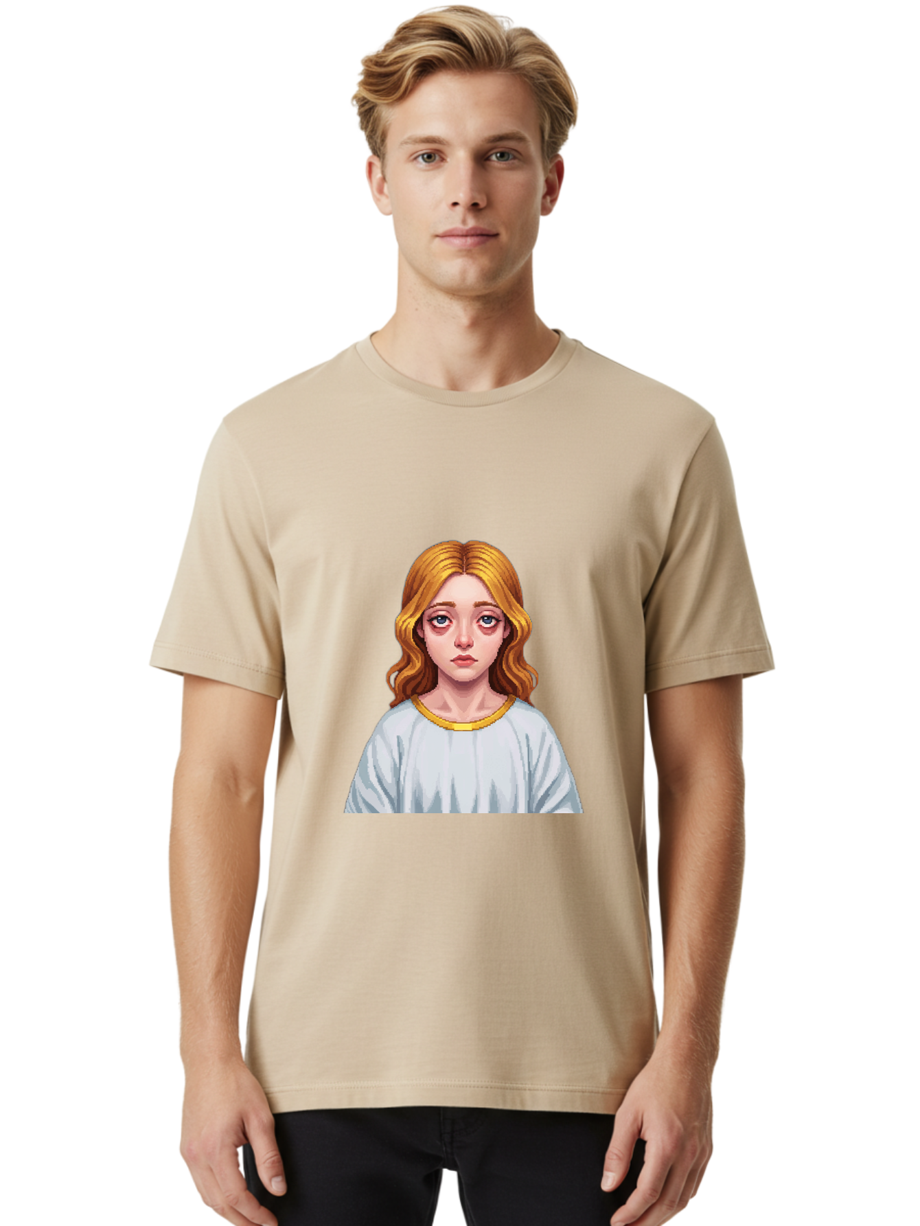 Woman-Portrait Men'S Graphic Tee, 100% Cotton, Comfortable Casual Summer Wear, Machine Washable, Vintage Camera, Old Camera, Antique Camera, Black Camera, Classic Photography, Photography Equipment, Nostalgic Device, Film Camera, Camera Art Bal629 28