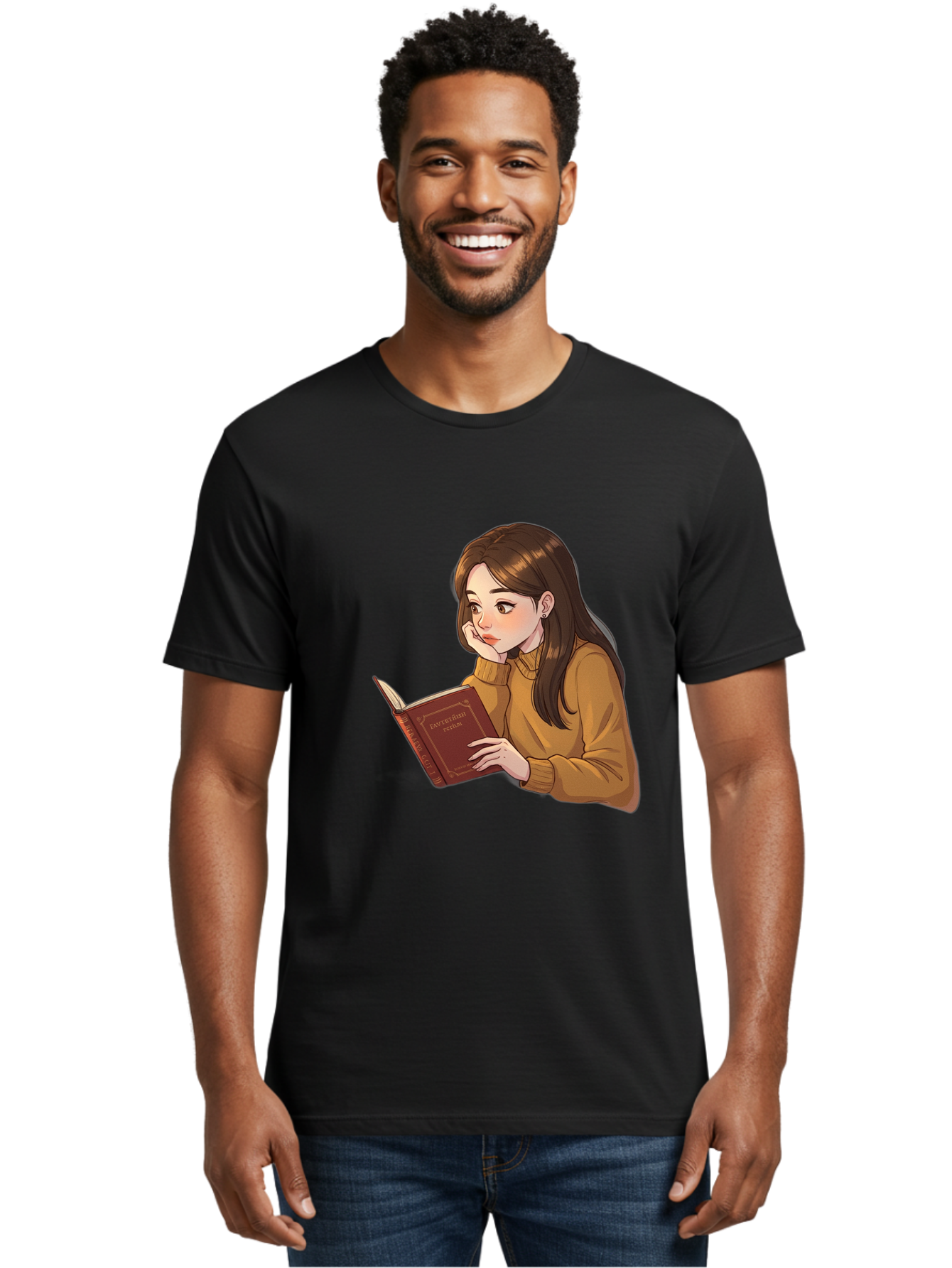 Woman-Reading-Book Men'S Graphic Tee, 100% Cotton, Comfortable Casual Summer Wear, Machine Washable, Vintage Camera, Old Camera, Antique Camera, Black Camera, Classic Photography, Photography Equipment, Nostalgic Device, Film Camera, Bal630 16