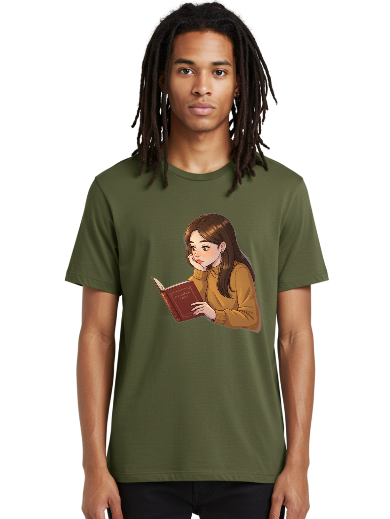 Woman-Reading-Book Men'S Graphic Tee, 100% Cotton, Comfortable Casual Summer Wear, Machine Washable, Vintage Camera, Old Camera, Antique Camera, Black Camera, Classic Photography, Photography Equipment, Nostalgic Device, Film Camera, Bal630 17